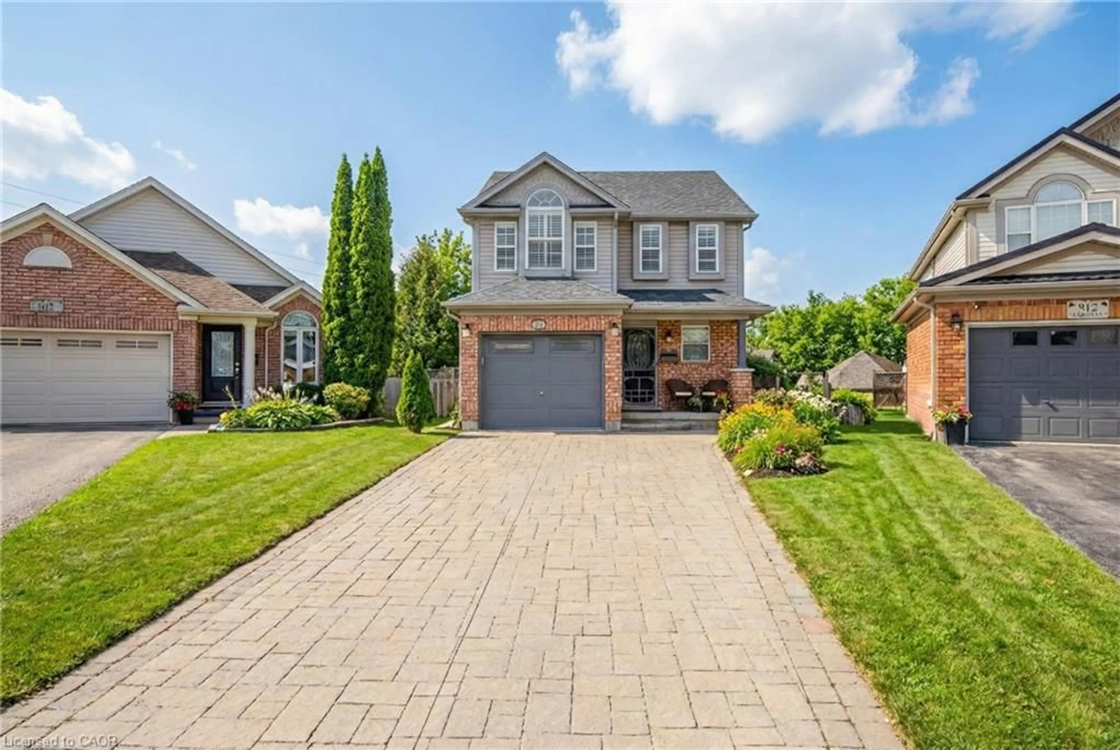 Home with brick exterior material, street for 919 Veronica Crt, Kitchener Ontario N2A 4G4