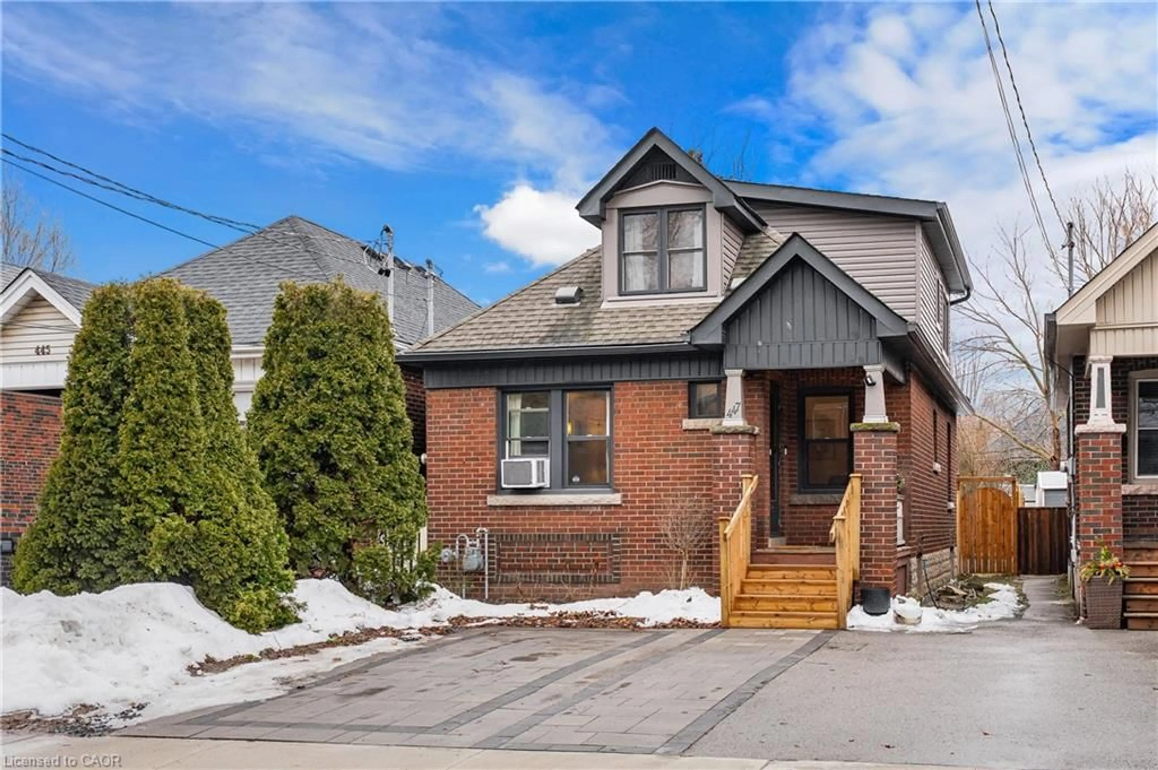 Home with brick exterior material, street for 447 Herkimer St, Hamilton Ontario L8P 2J4