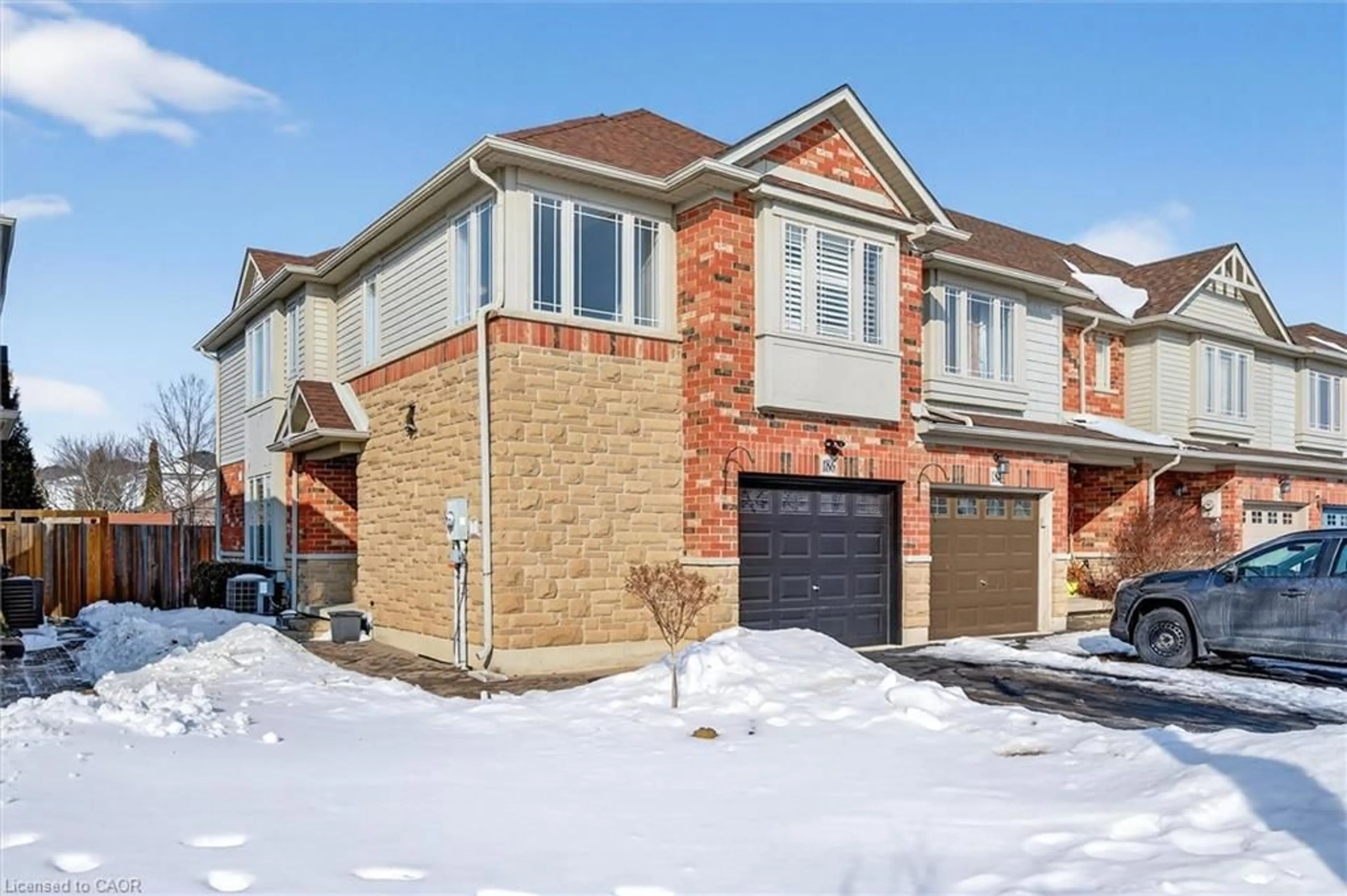 Home with brick exterior material, street for 186 Great Oak Trail, Binbrook Ontario L0R 1C0