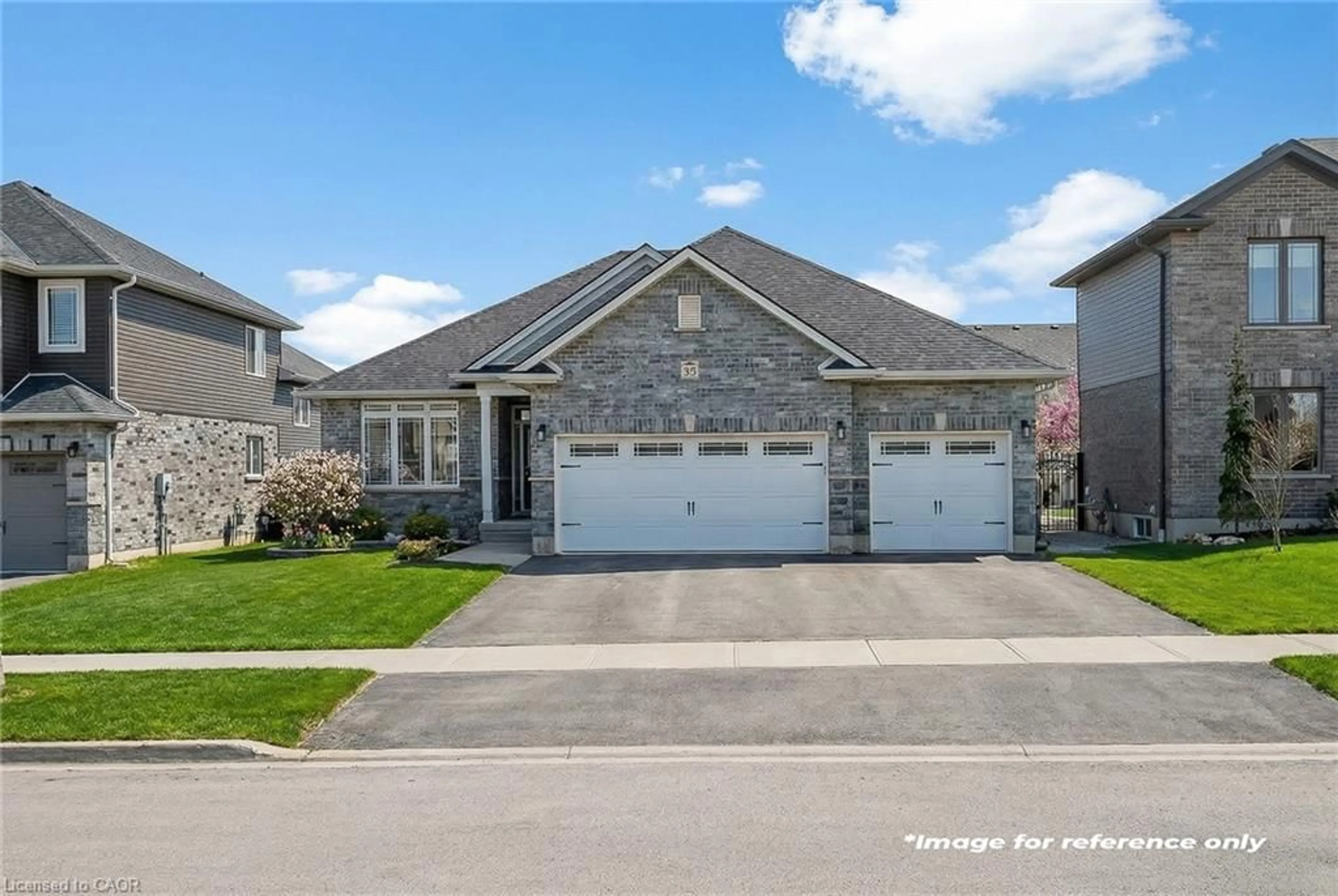 Home with brick exterior material, street for 35 Lock St, Innerkip Ontario N0J 1M0