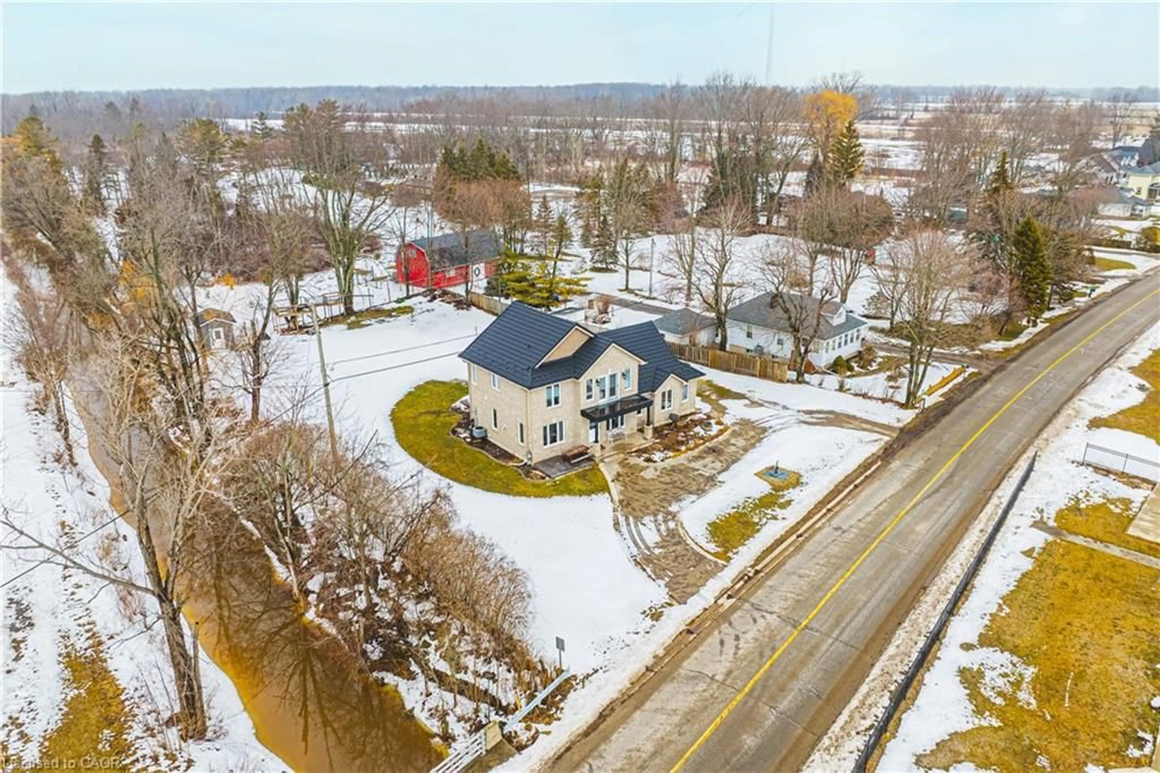 A pic from outside/outdoor area/front of a property/back of a property/a pic from drone, street for 2801 North Shore Dr, Lowbanks Ontario N0A 1K0