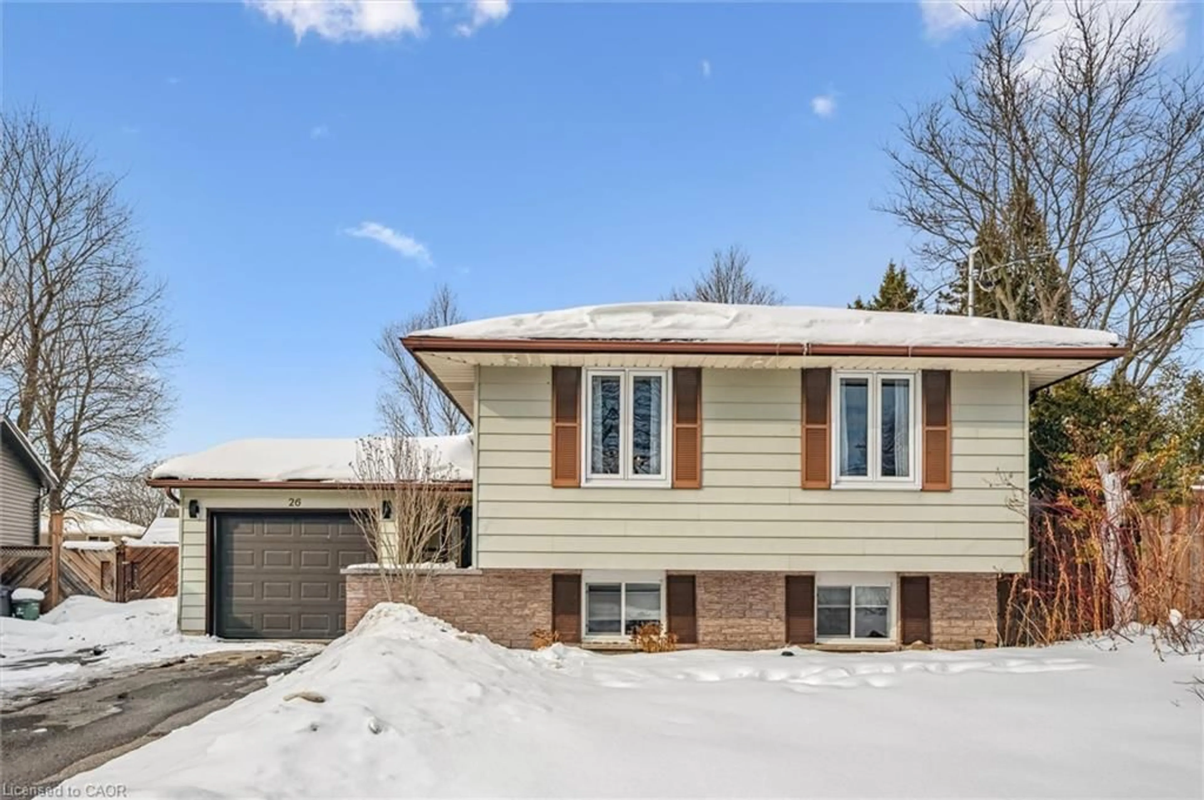 Home with brick exterior material, street for 26 Vista Terr, Guelph Ontario N1E 1A1