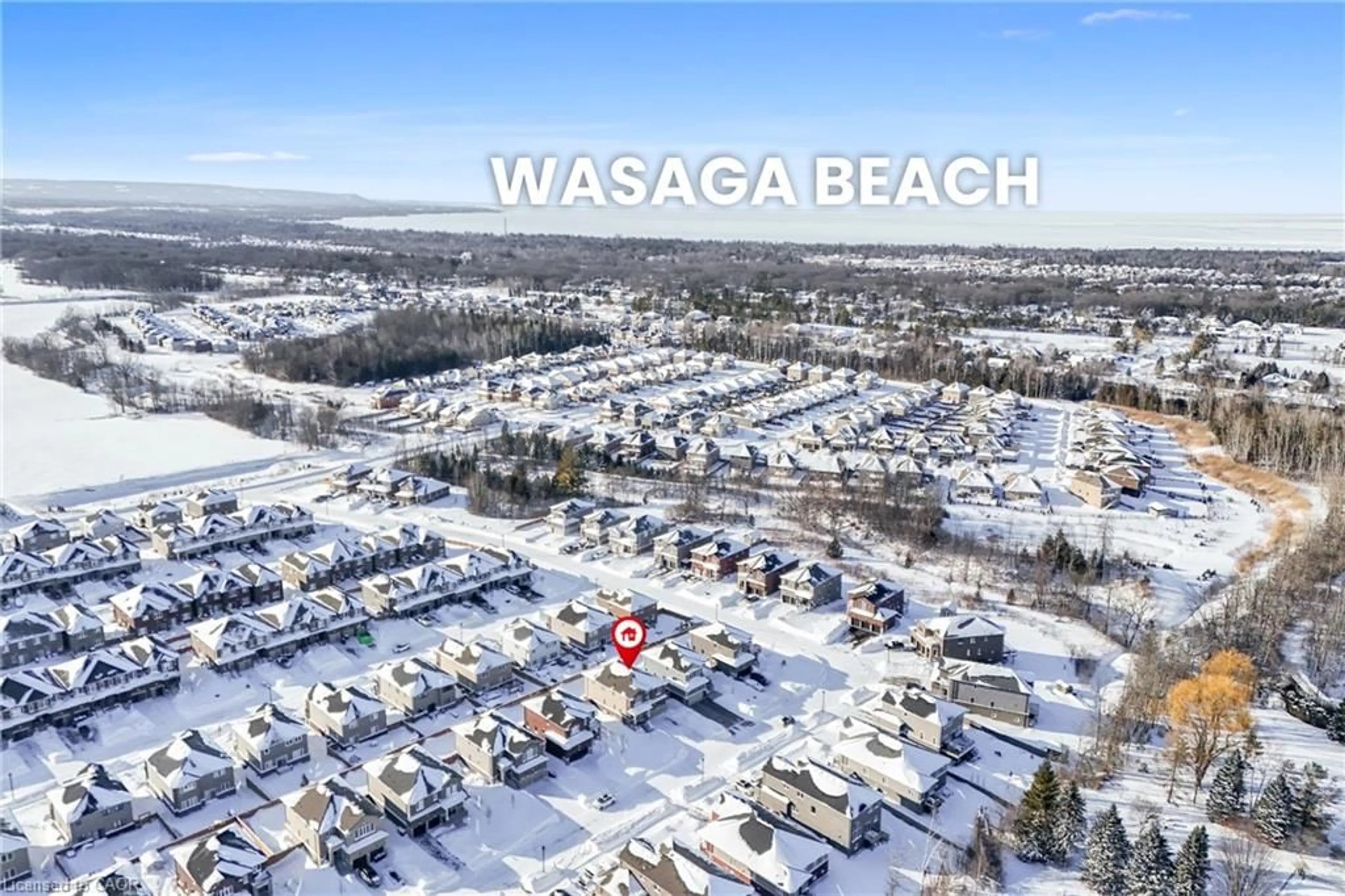 A pic from outside/outdoor area/front of a property/back of a property/a pic from drone, water/lake/river/ocean view for 18 Emerald St, Wasaga Beach Ontario L9Z 0K8