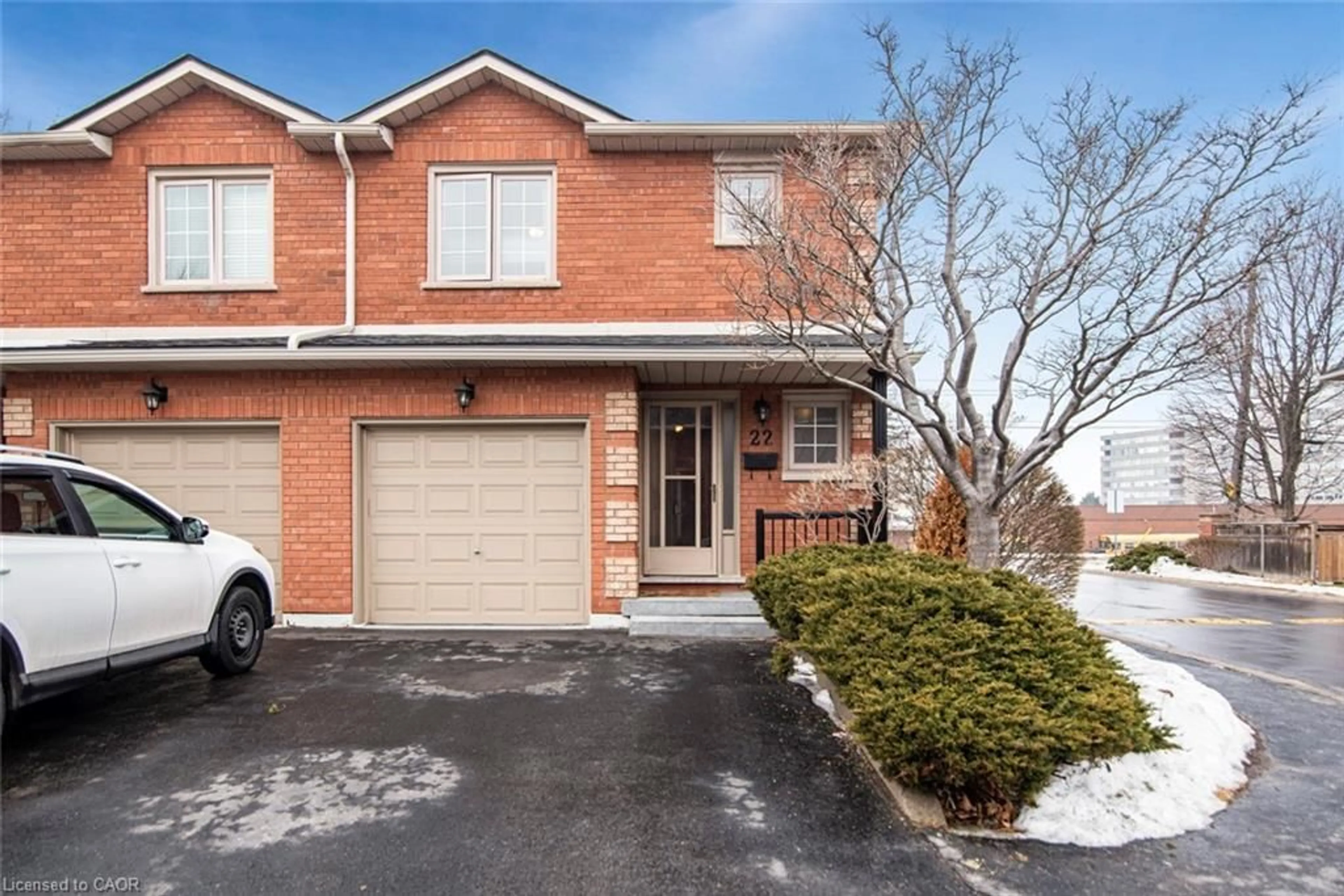 Home with brick exterior material, street for 255 Mount Albion Rd #22, Hamilton Ontario L8K 6P7