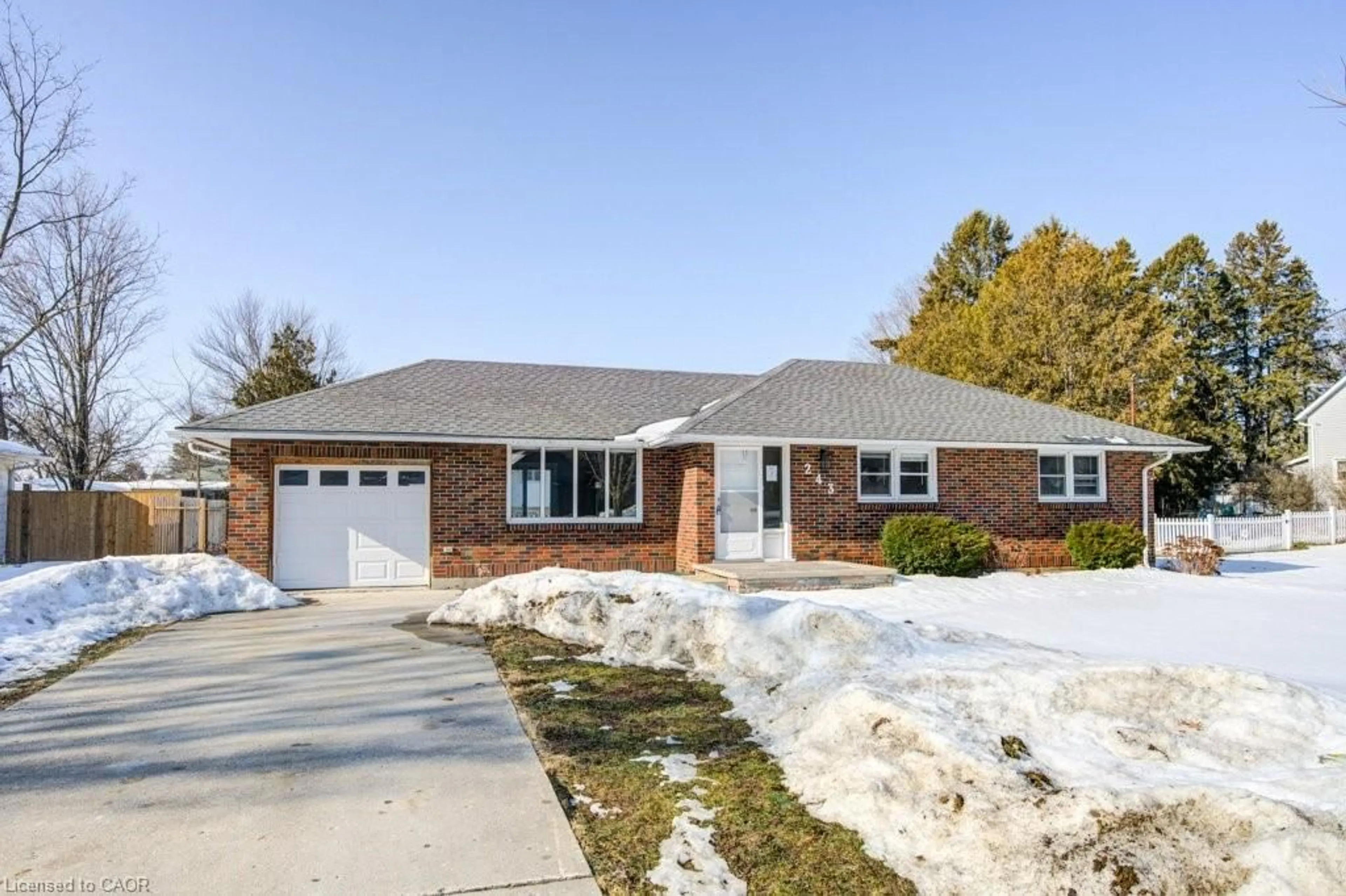 Home with brick exterior material, street for 243 King St, Ingersoll Ontario N5C 1H4