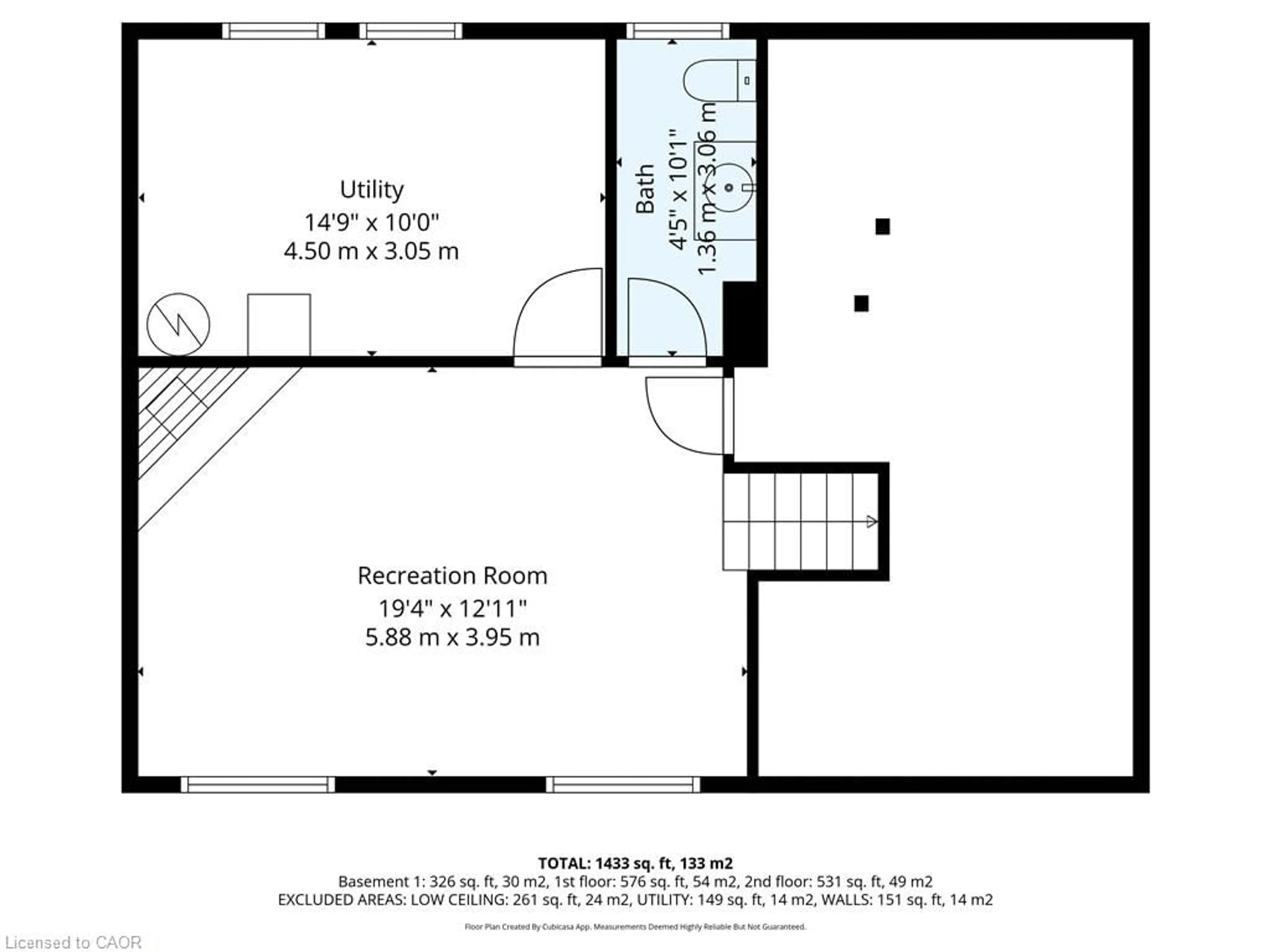 Floor plan for 19 Gibson Dr, Simcoe Ontario N3Y 3L1