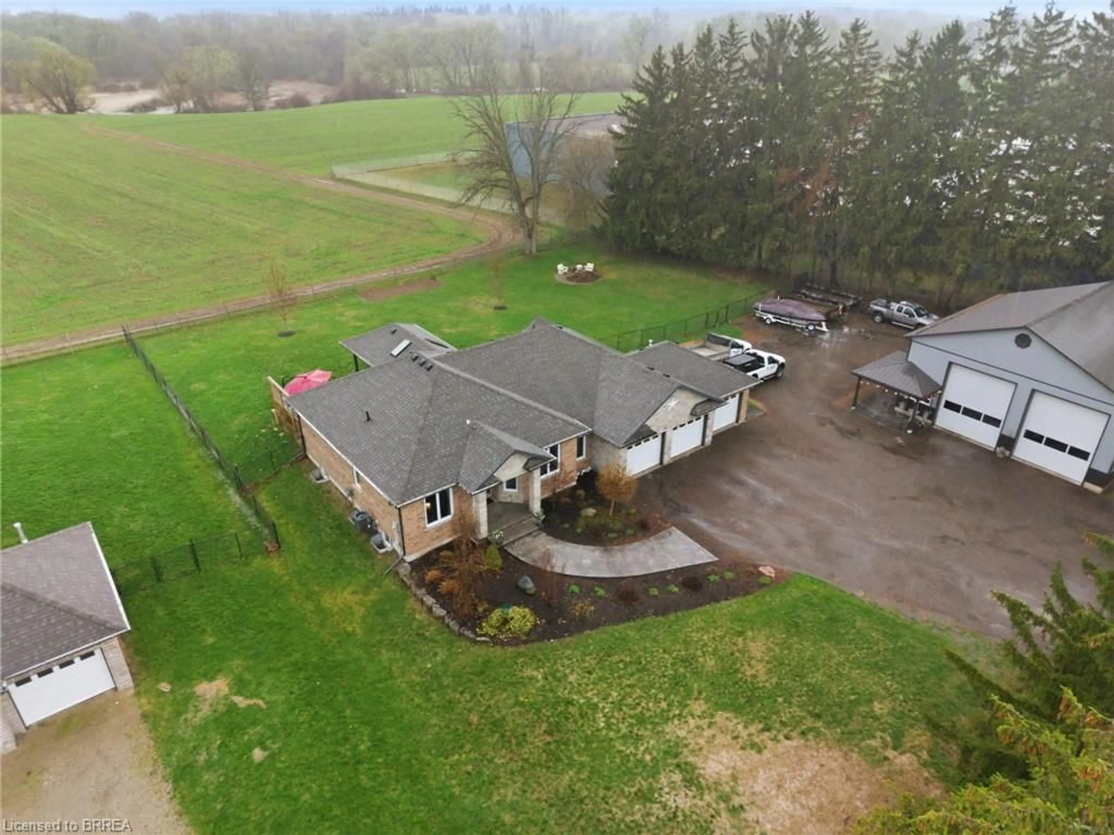 A pic from outside/outdoor area/front of a property/back of a property/a pic from drone, unknown for 191 Highway 53 Hwy, Cathcart Ontario N0E 1B0