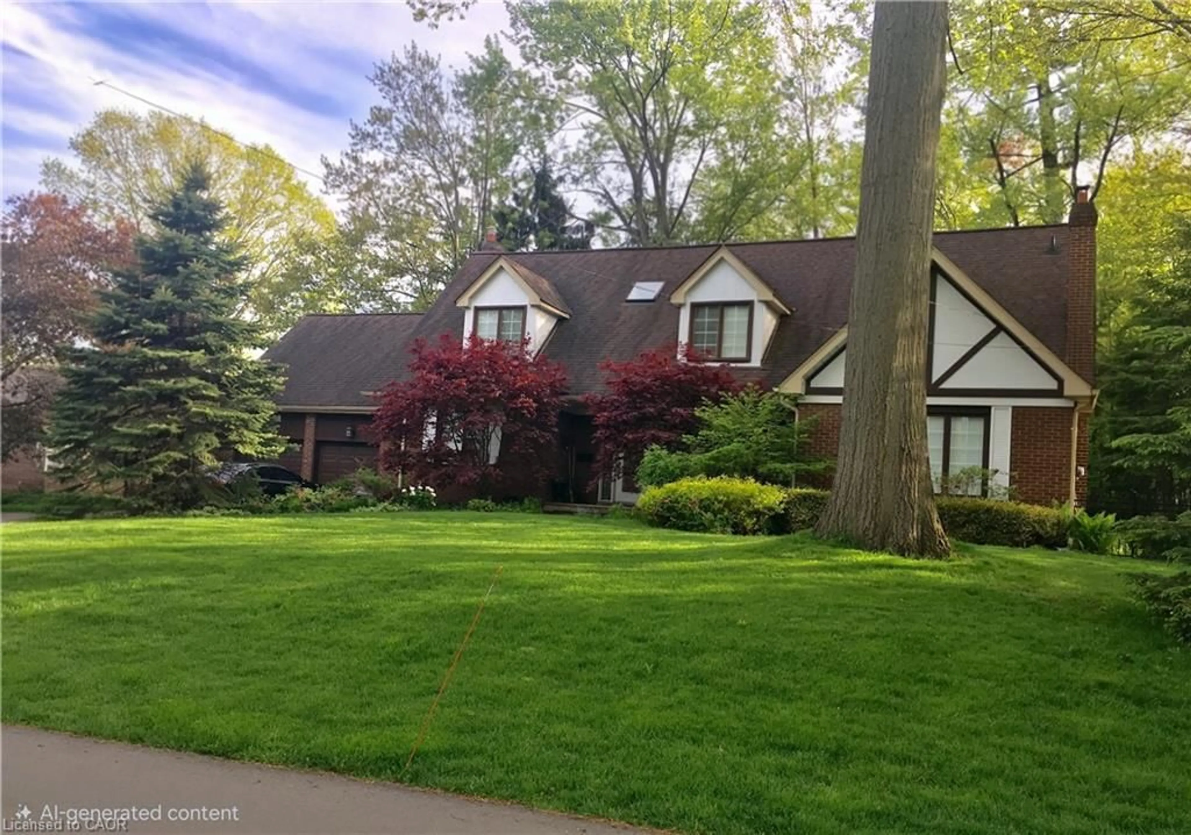 Home with vinyl exterior material, street for 1244 Woodland Ave, Mississauga Ontario L5G 2X9