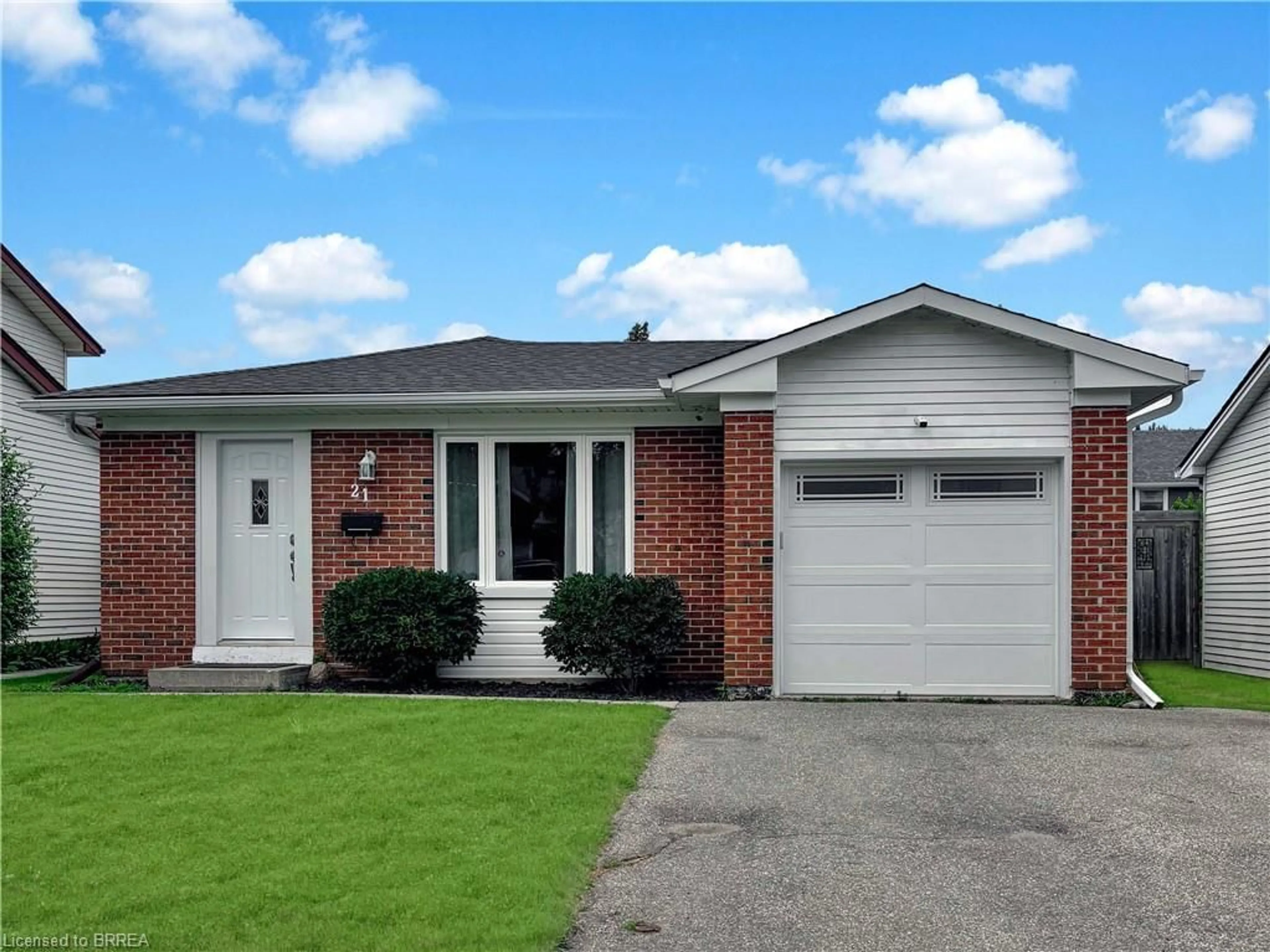 Home with brick exterior material, street for 21 Gaitwin St, Brantford Ontario N3P 1A9