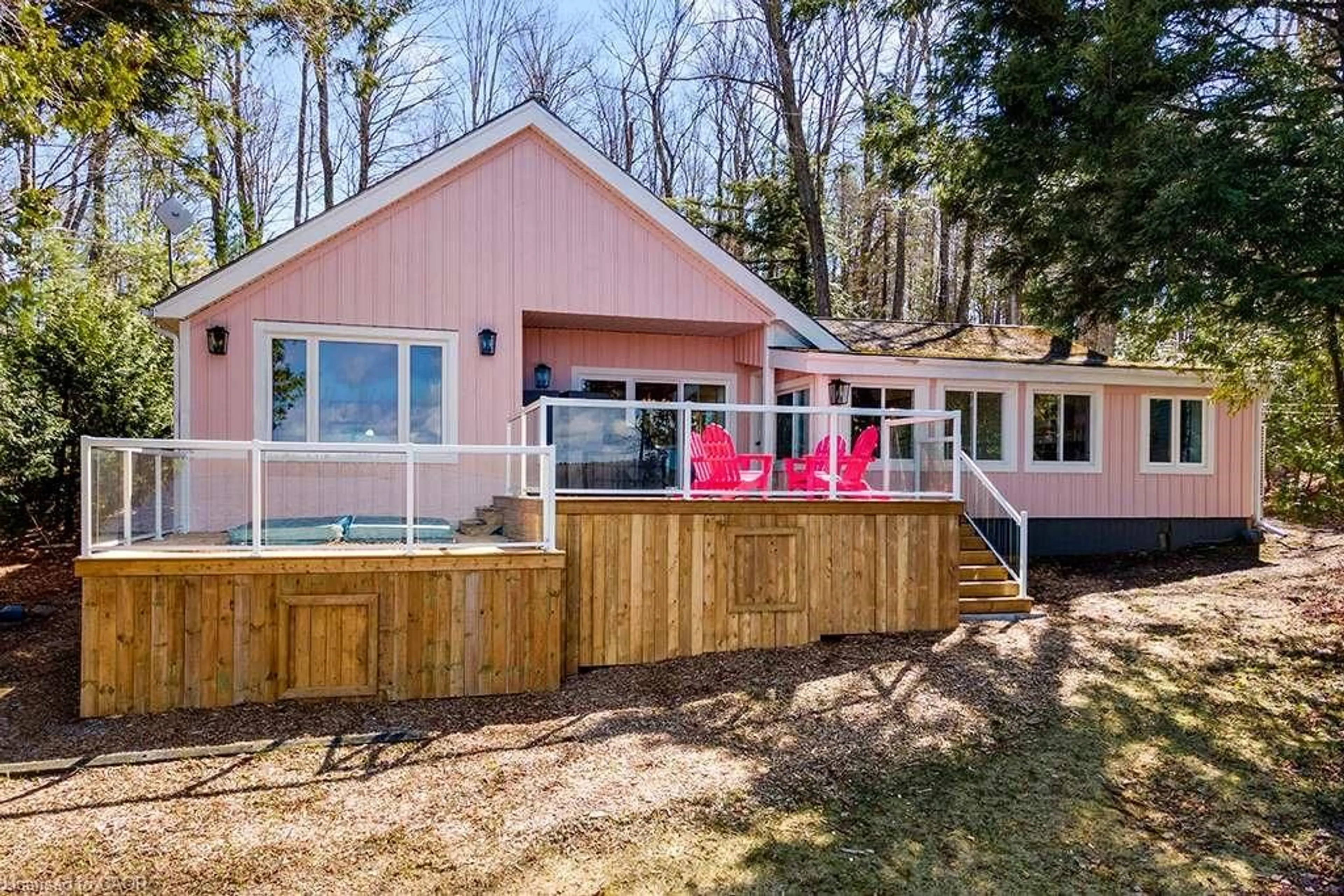 Patio, water/lake/river/ocean view for 194 Wiles Lane, Grey Highlands Ontario N0C 1E0