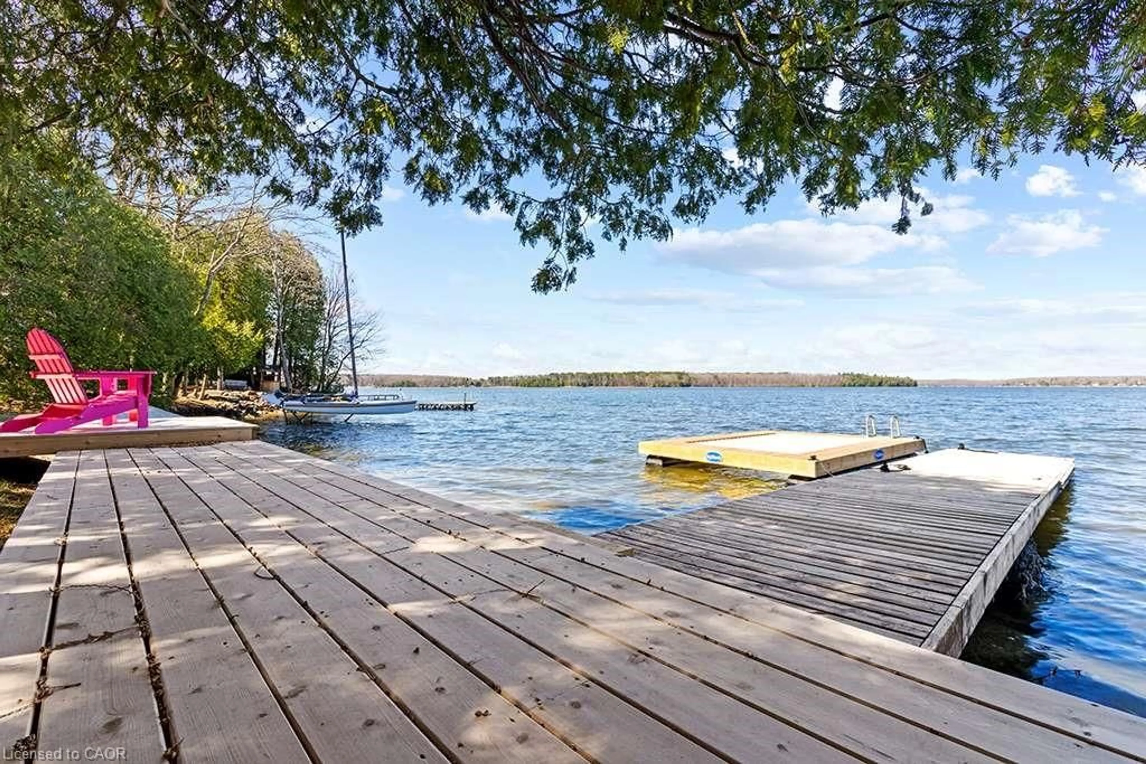 Patio, water/lake/river/ocean view for 194 Wiles Lane, Grey Highlands Ontario N0C 1E0