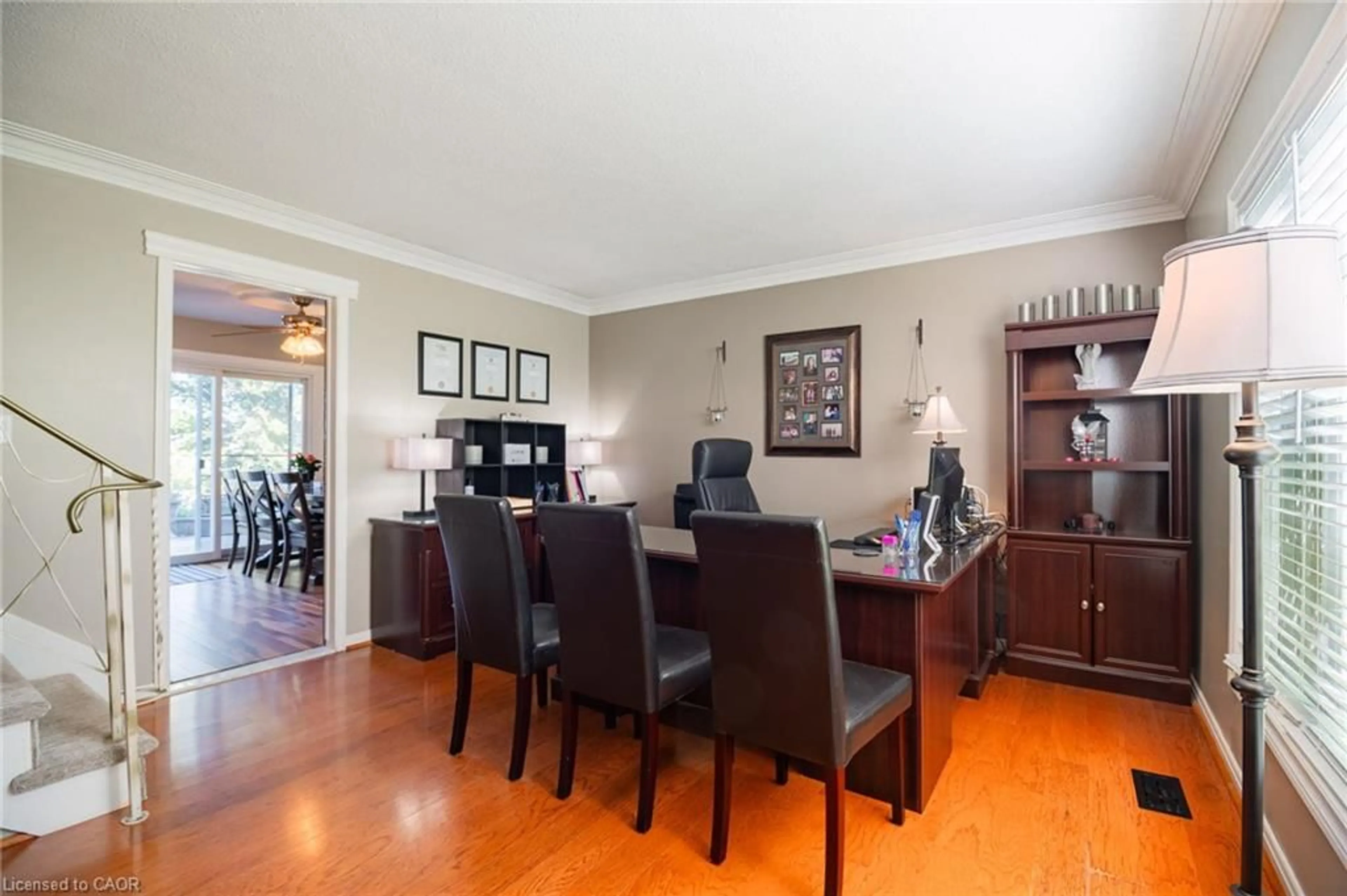 Dining room, wood/laminate floor for 3349 Culp Rd, Lincoln Ontario L0R 2E0