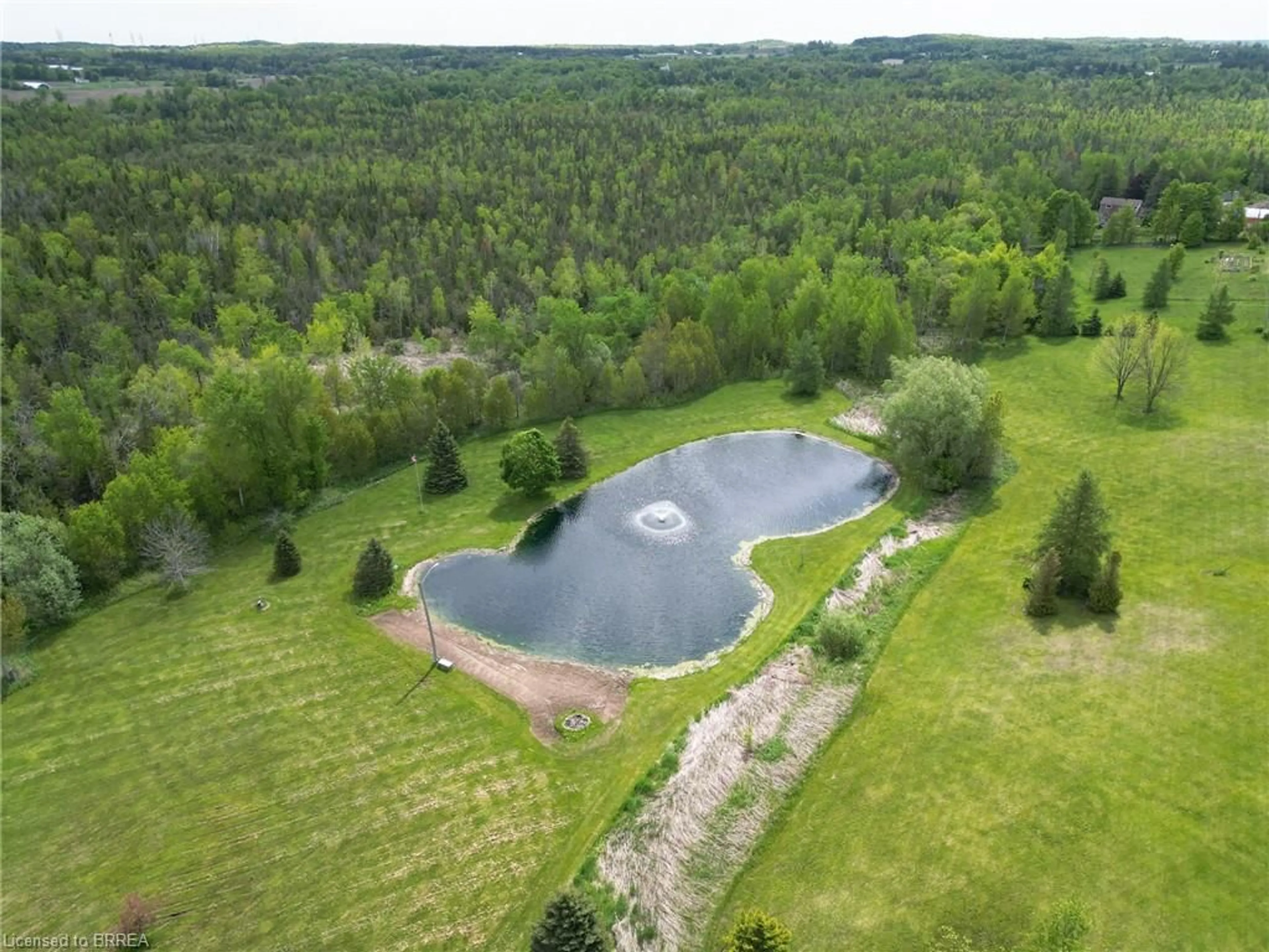 A pic from outside/outdoor area/front of a property/back of a property/a pic from drone, water/lake/river/ocean view for 5169 Wellington Rd 125 Rd, Erin Ontario L7J 2L8