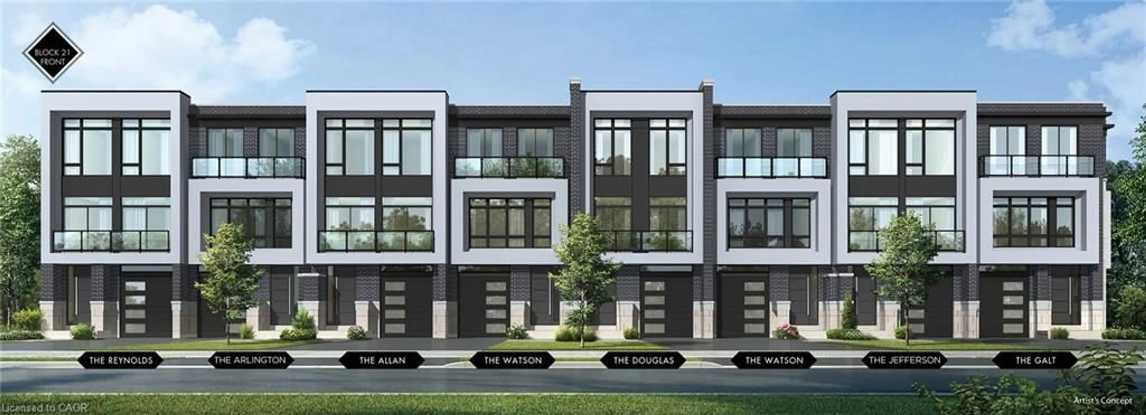 Home with brick exterior material, street for 21 Block #6, Oakville Ontario L6J 2B7