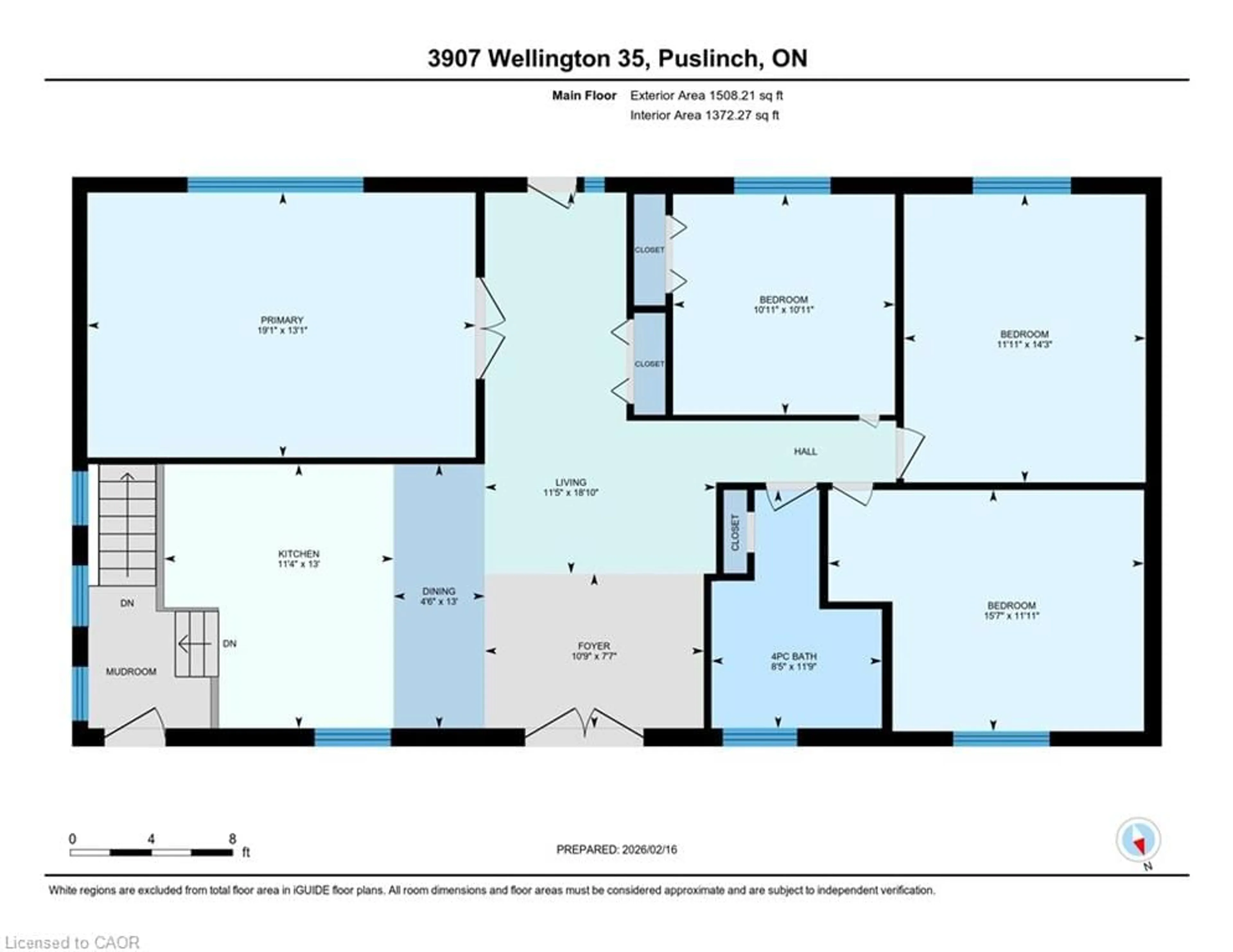 Floor plan for 3907 Wellington 35 Rd, Puslinch Ontario N0B 2J0