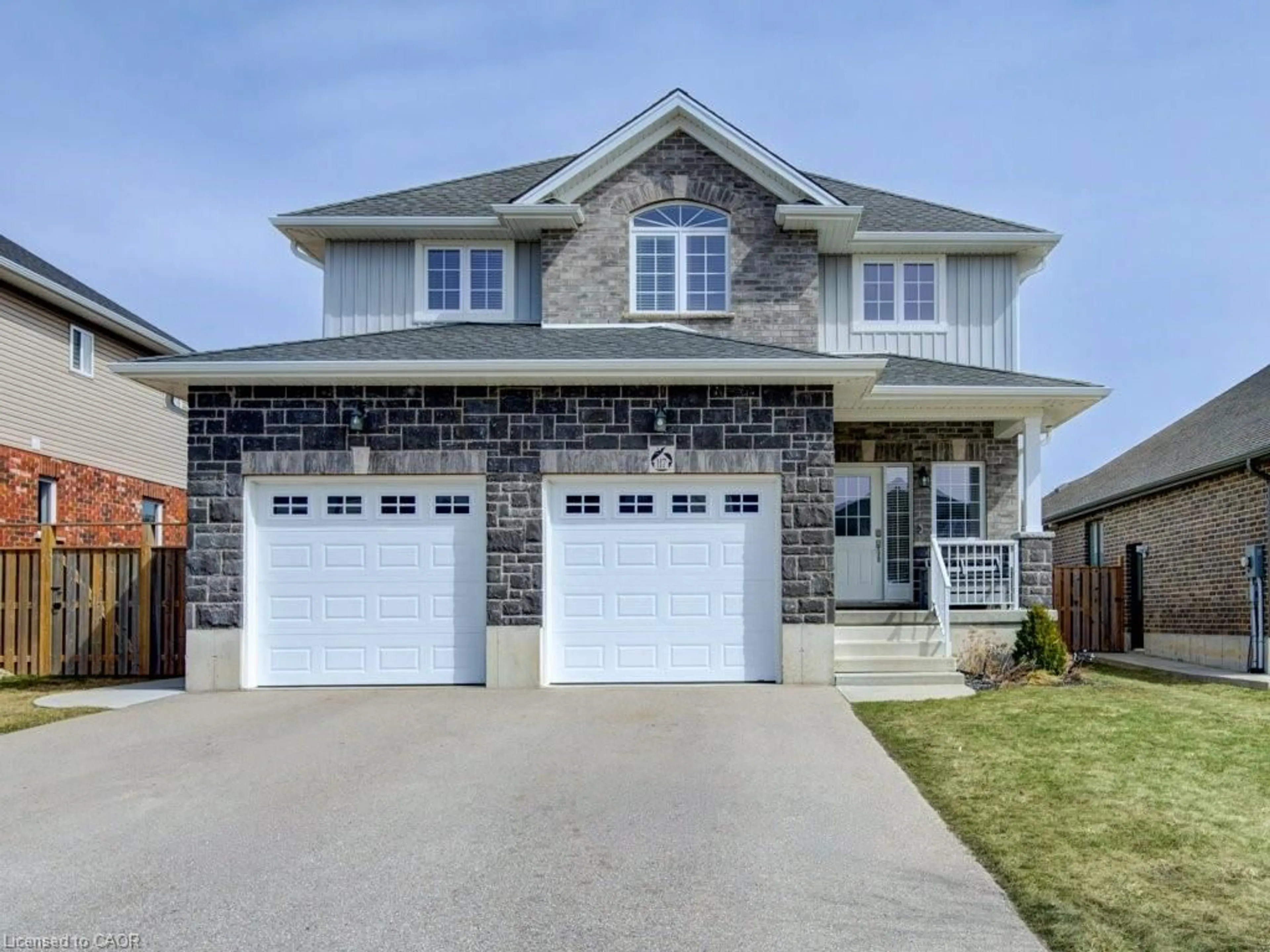 Home with brick exterior material, street for 117 Halliday Dr, Tavistock Ontario N0B 2R0