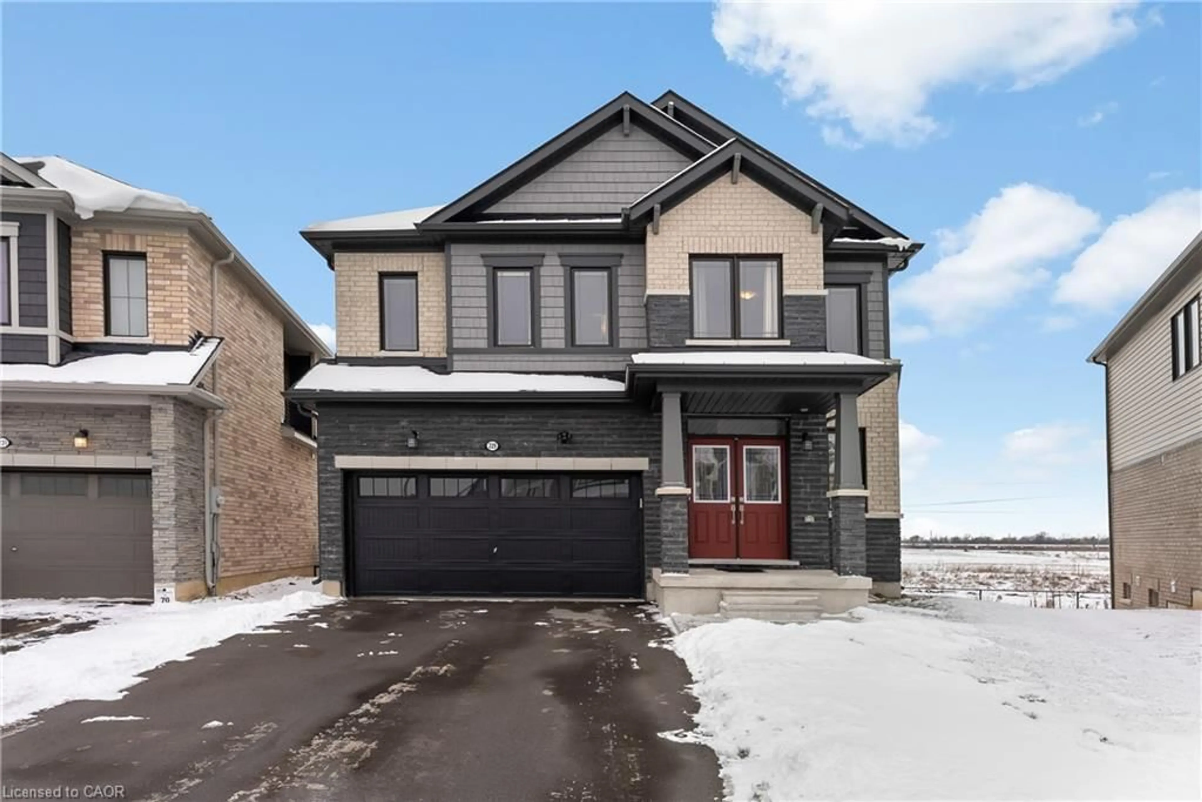 Home with brick exterior material, street for 229 Vanilla Trail, Thorold Ontario L2V 0L3