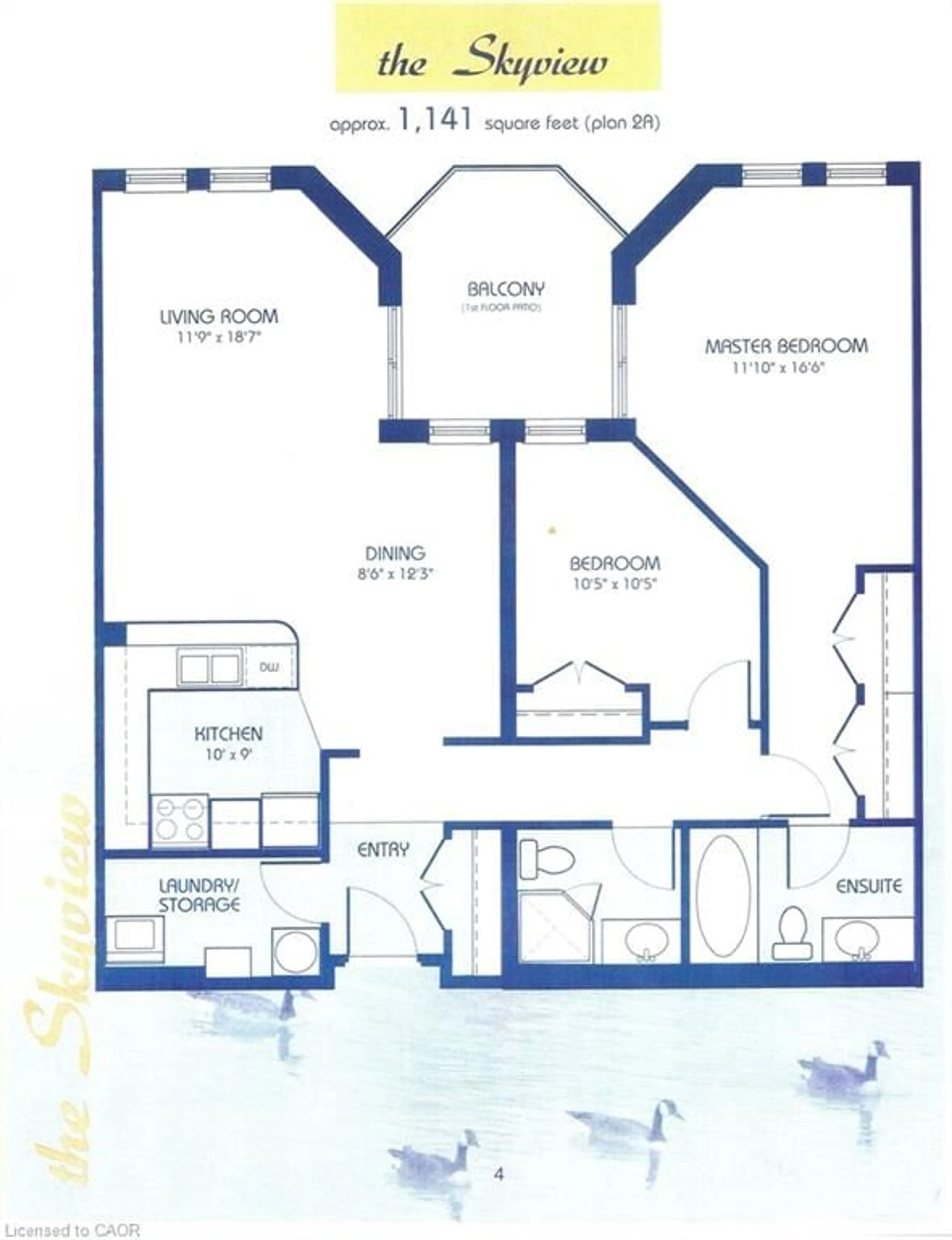 Floor plan for 59 Critzia Dr #215, Mount Hope Ontario L0R 1W0