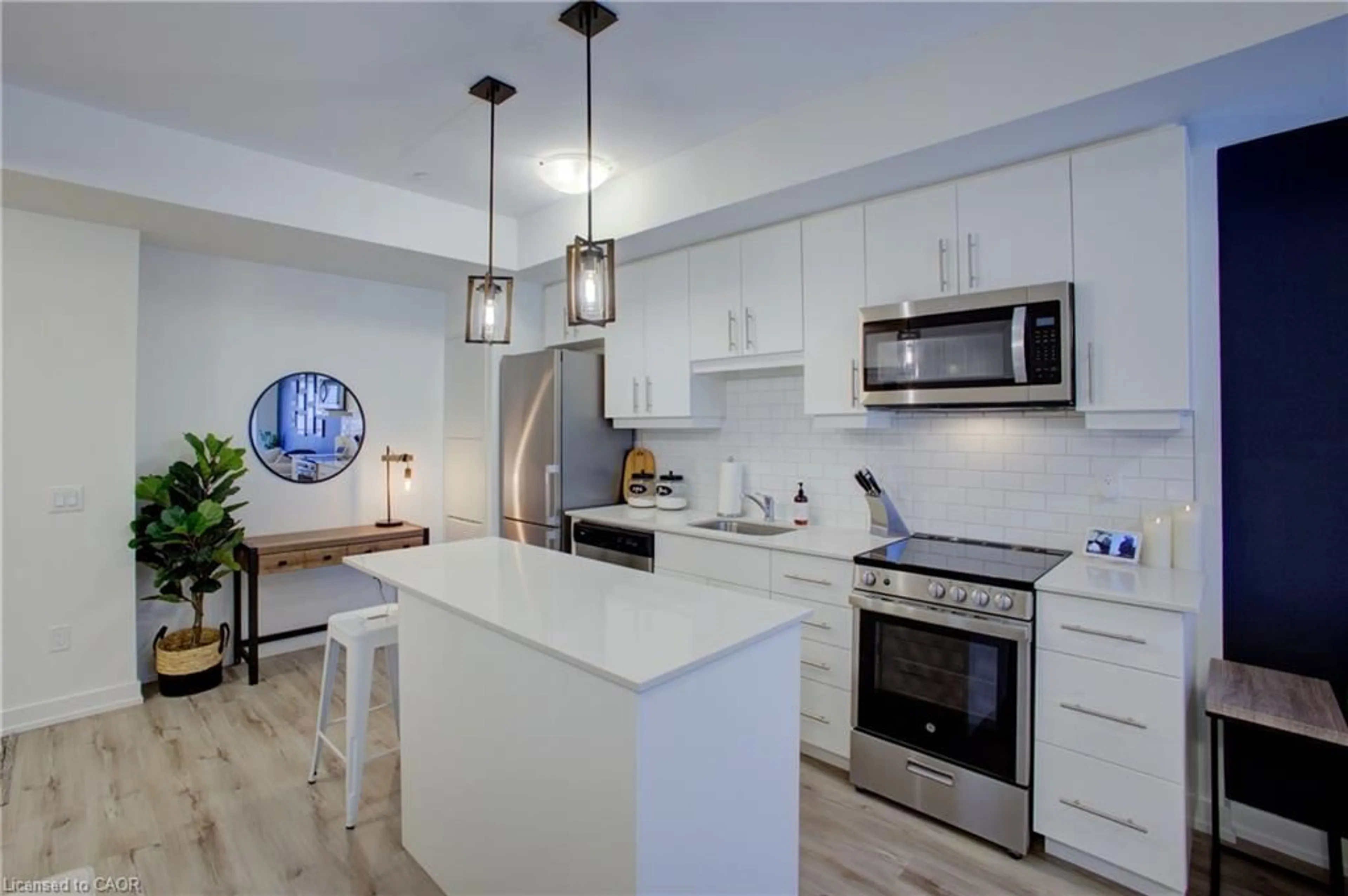 Open concept kitchen, unknown for 243 Northfield Dr #208, Waterloo Ontario N2K 0H2