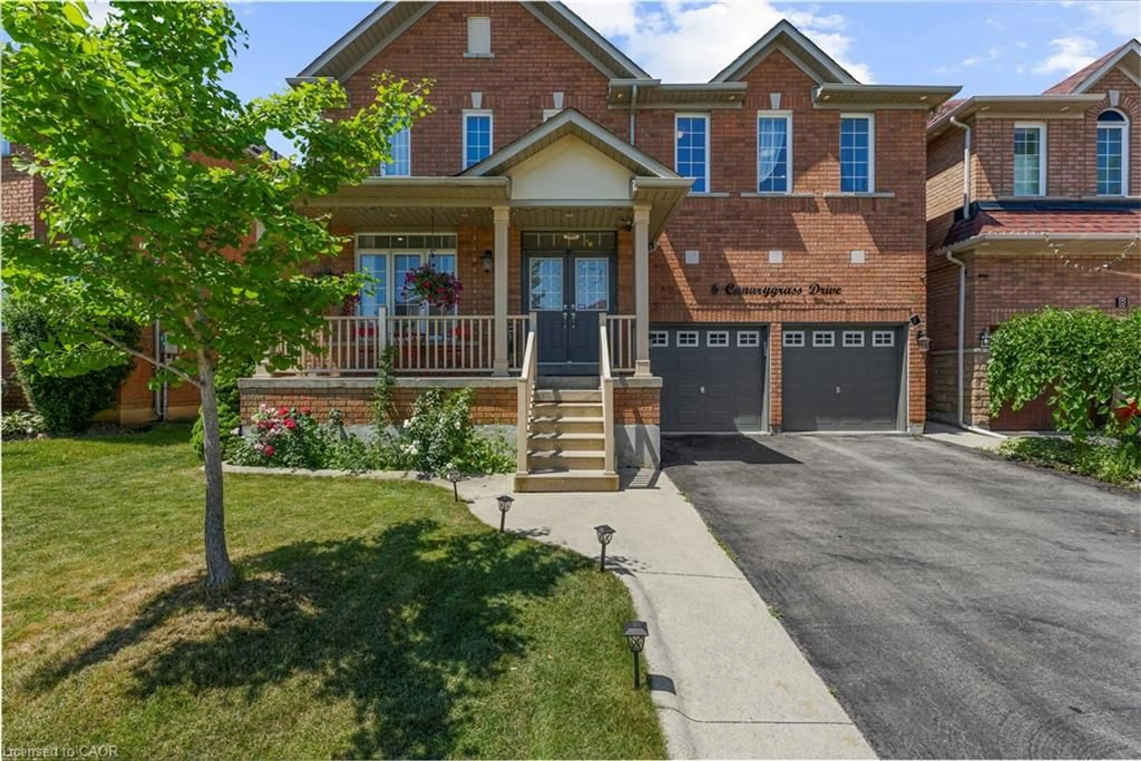 Home with brick exterior material, street for 6 Canarygrass Dr, Brampton Ontario L6R 3C4