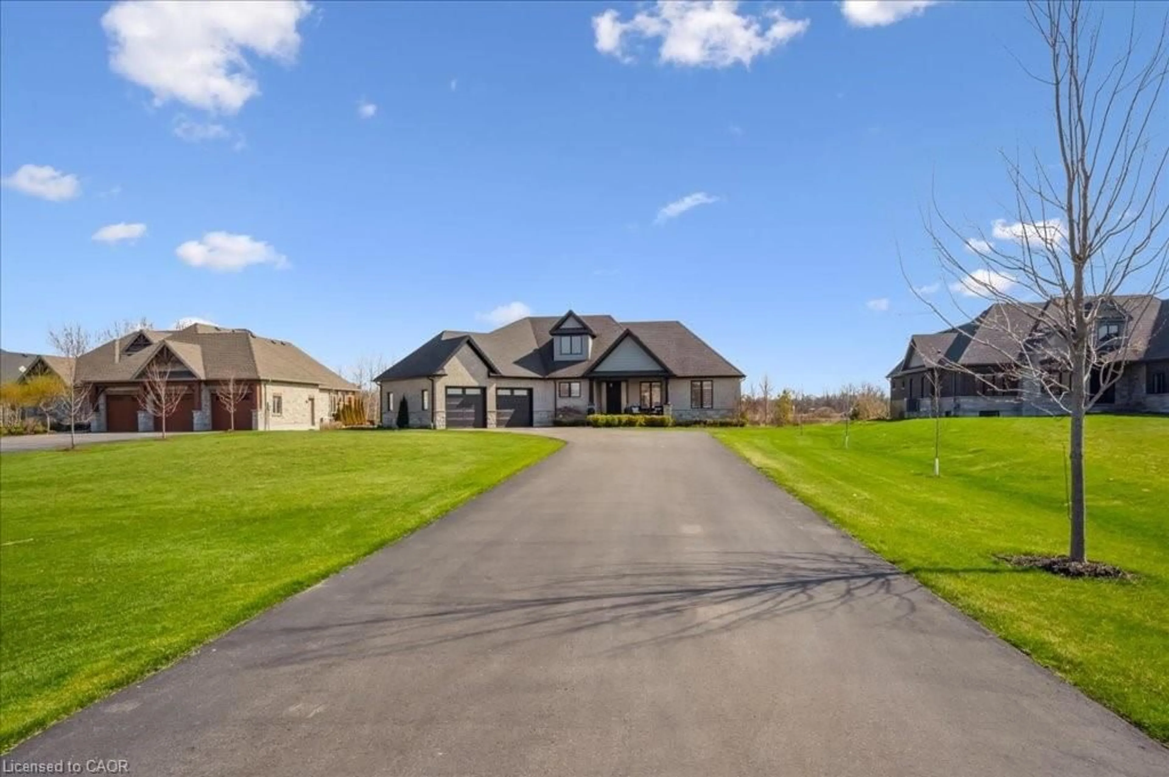 A pic from outside/outdoor area/front of a property/back of a property/a pic from drone, street for 51 Ariss Glen Dr, Ariss Ontario N0B 1B0