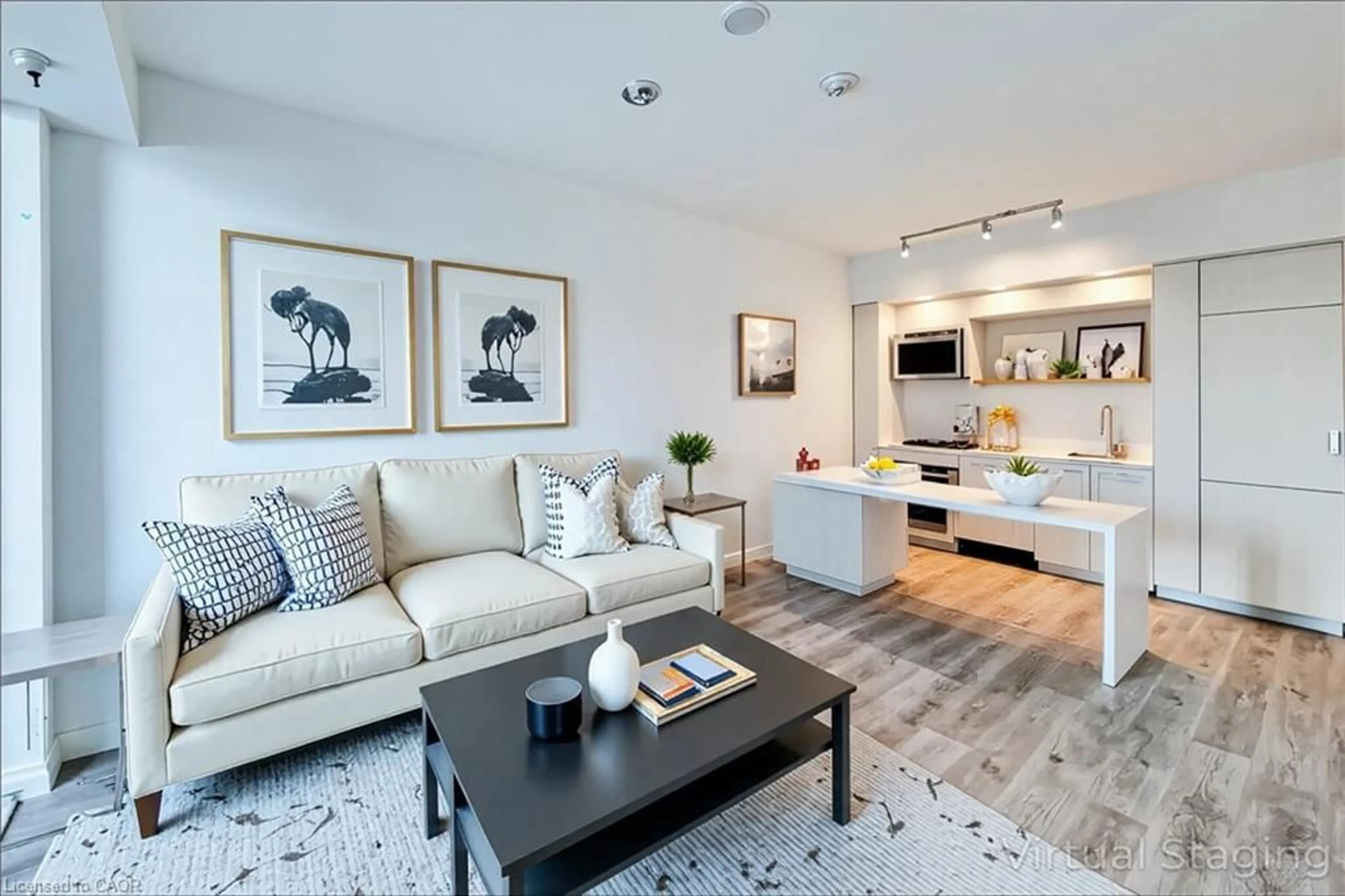 Living room with furniture, unknown for 370 Martha St #909, Burlington Ontario L7R 0G9