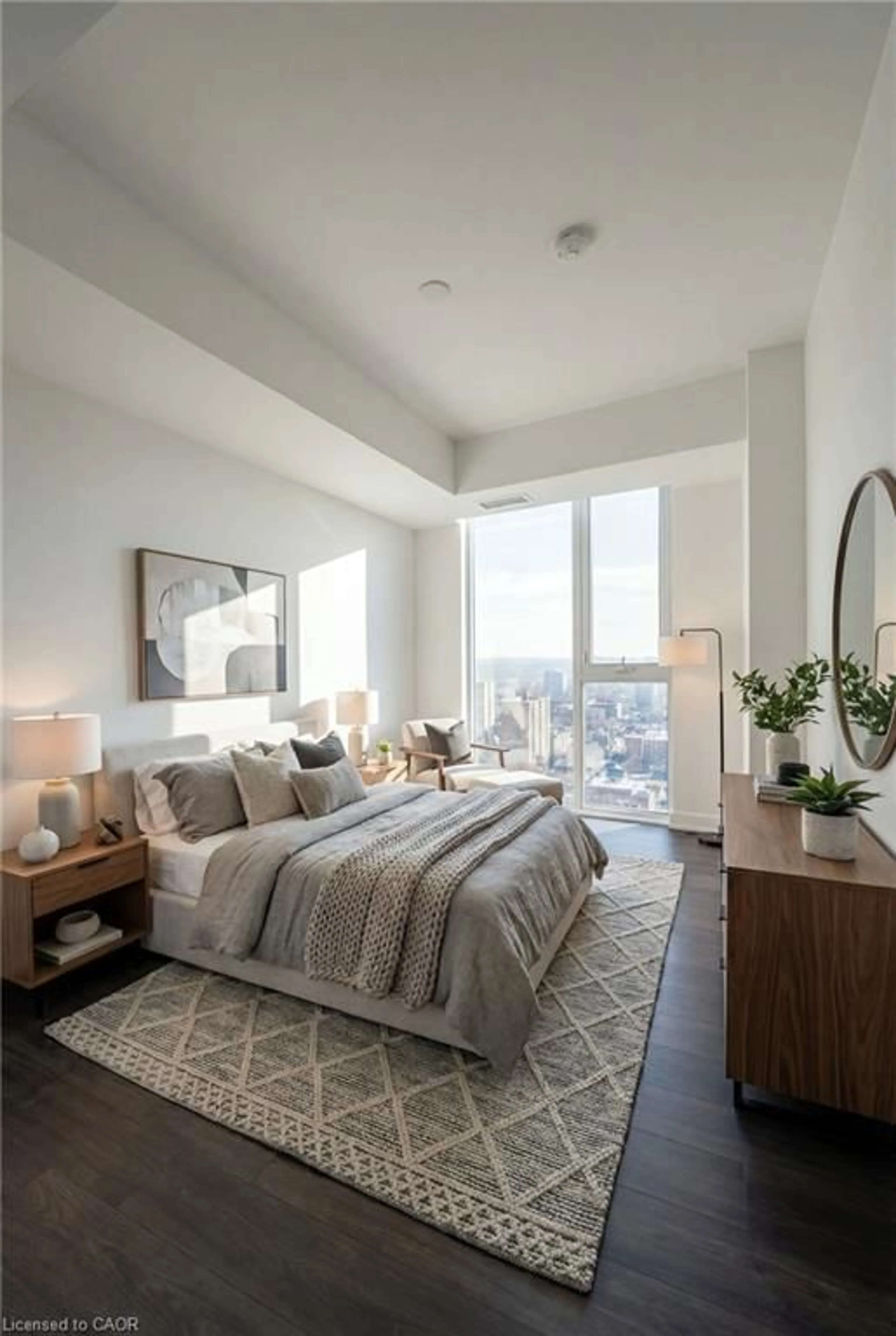 Bedroom with bed, unknown for 370 Martha St #2502, Burlington Ontario L7R 2P7