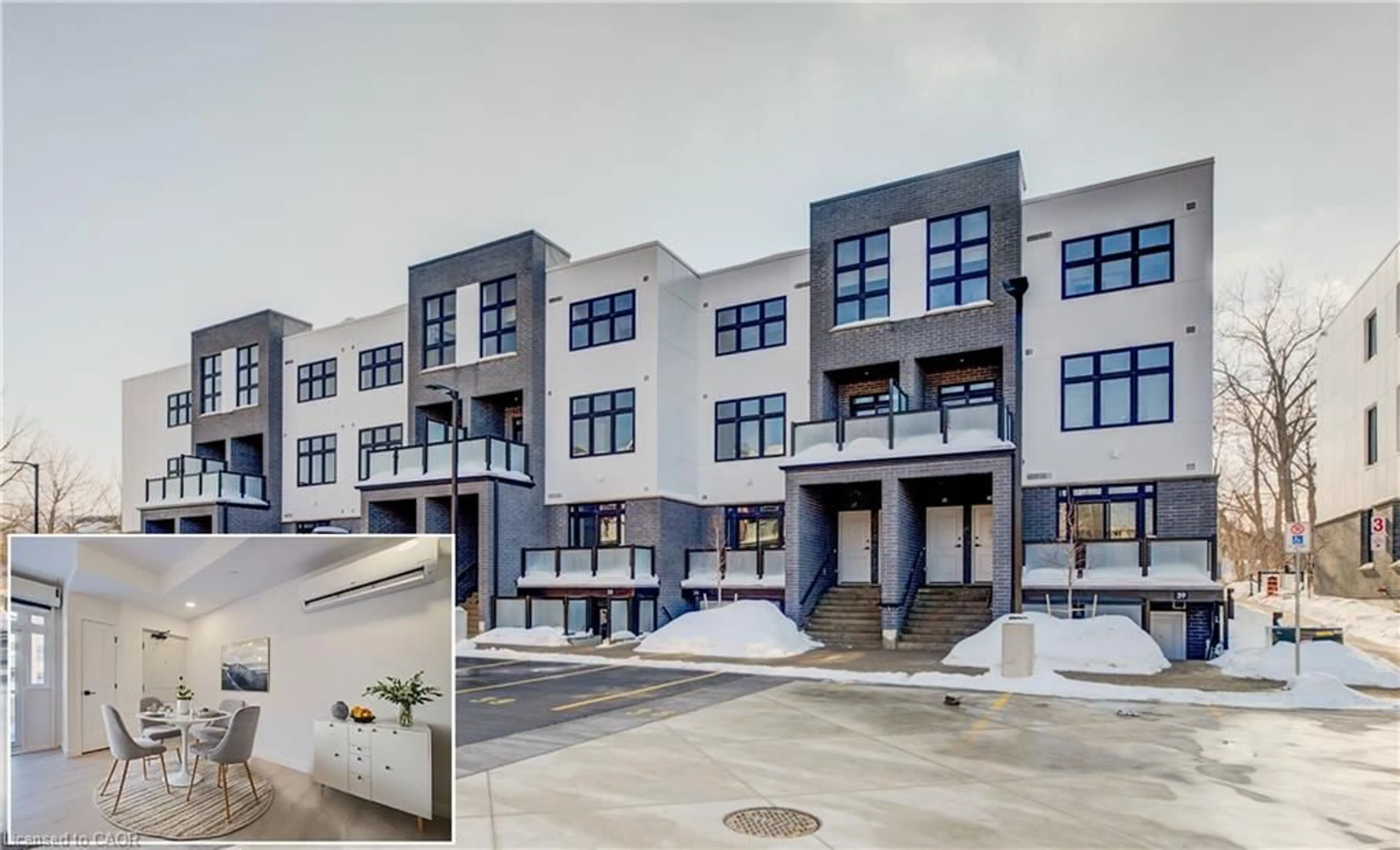 Patio, street for 31 Mill St #34, Kitchener Ontario N2G 2Y2