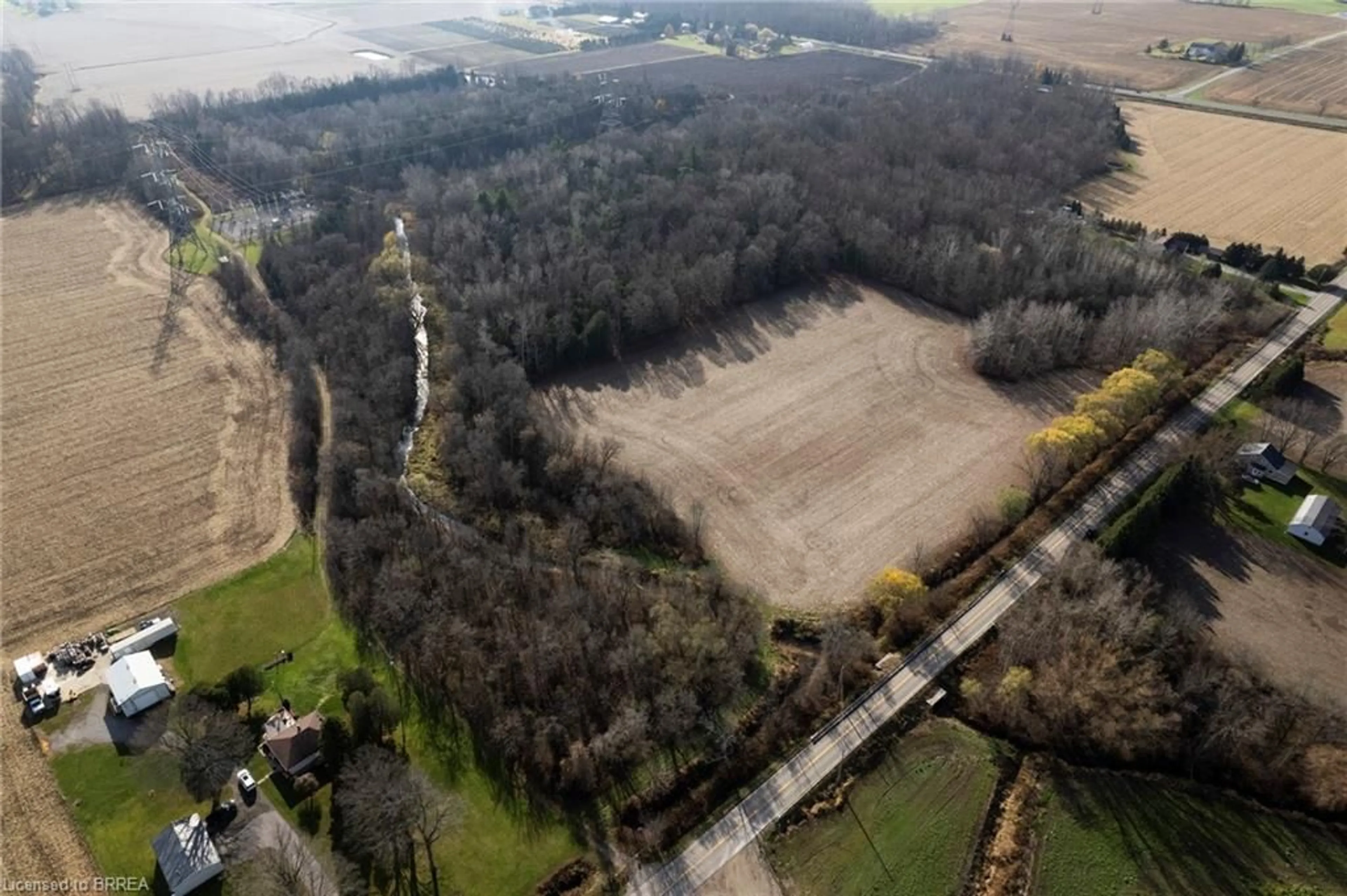 A pic from outside/outdoor area/front of a property/back of a property/a pic from drone, forest/trees view for N/A Norfolk County Rd19e, Wilsonville Ontario N0E 1Z0