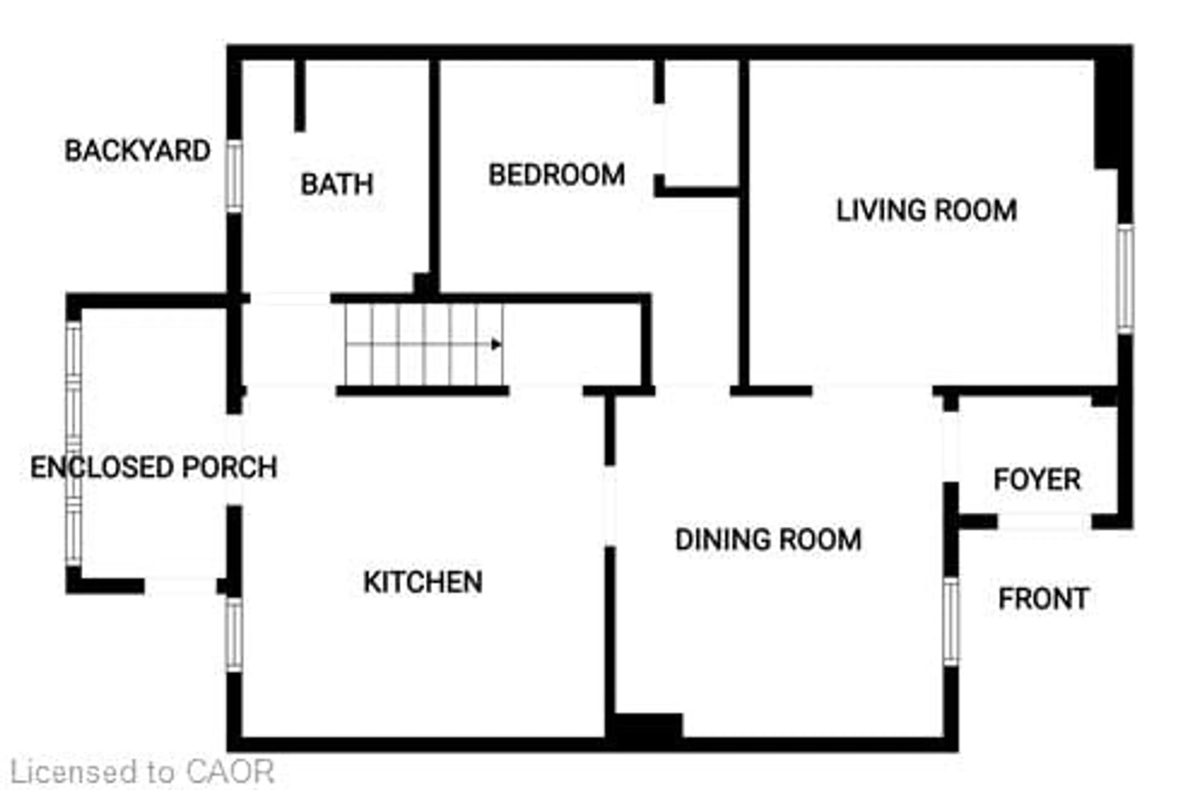 Floor plan for 261 Prospect St, Hamilton Ontario L8M 2Z8