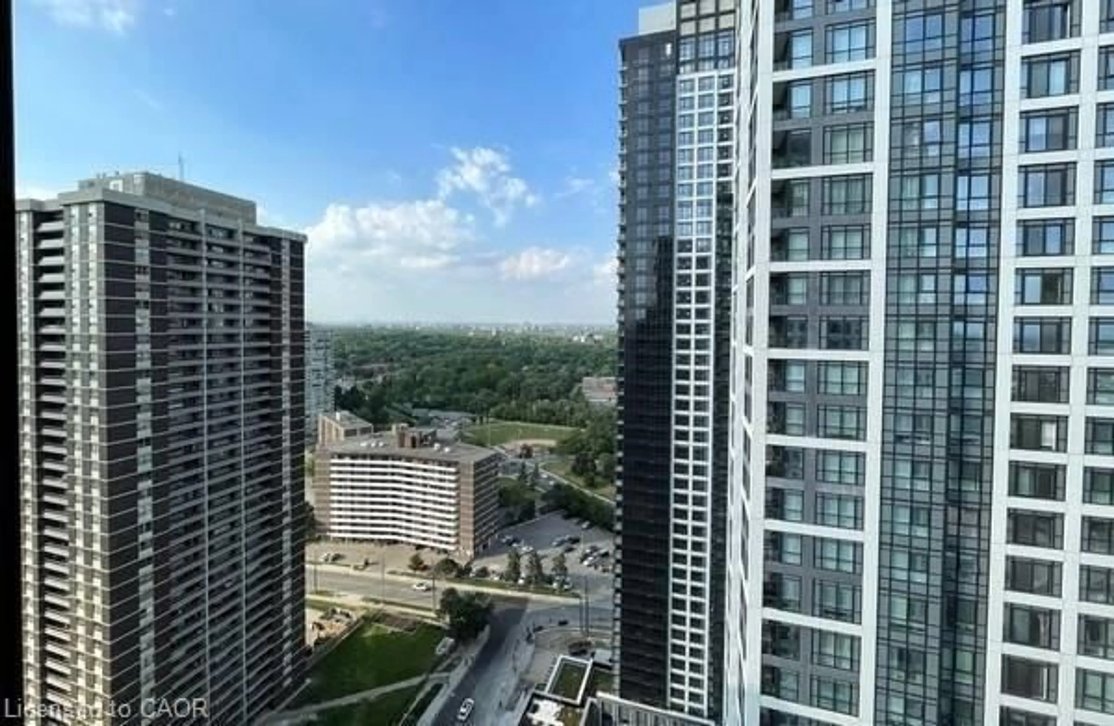 A pic from outside/outdoor area/front of a property/back of a property/a pic from drone, city buildings view from balcony for 9 Mabelle Ave #2919, Etobicoke Ontario M9A 0E1