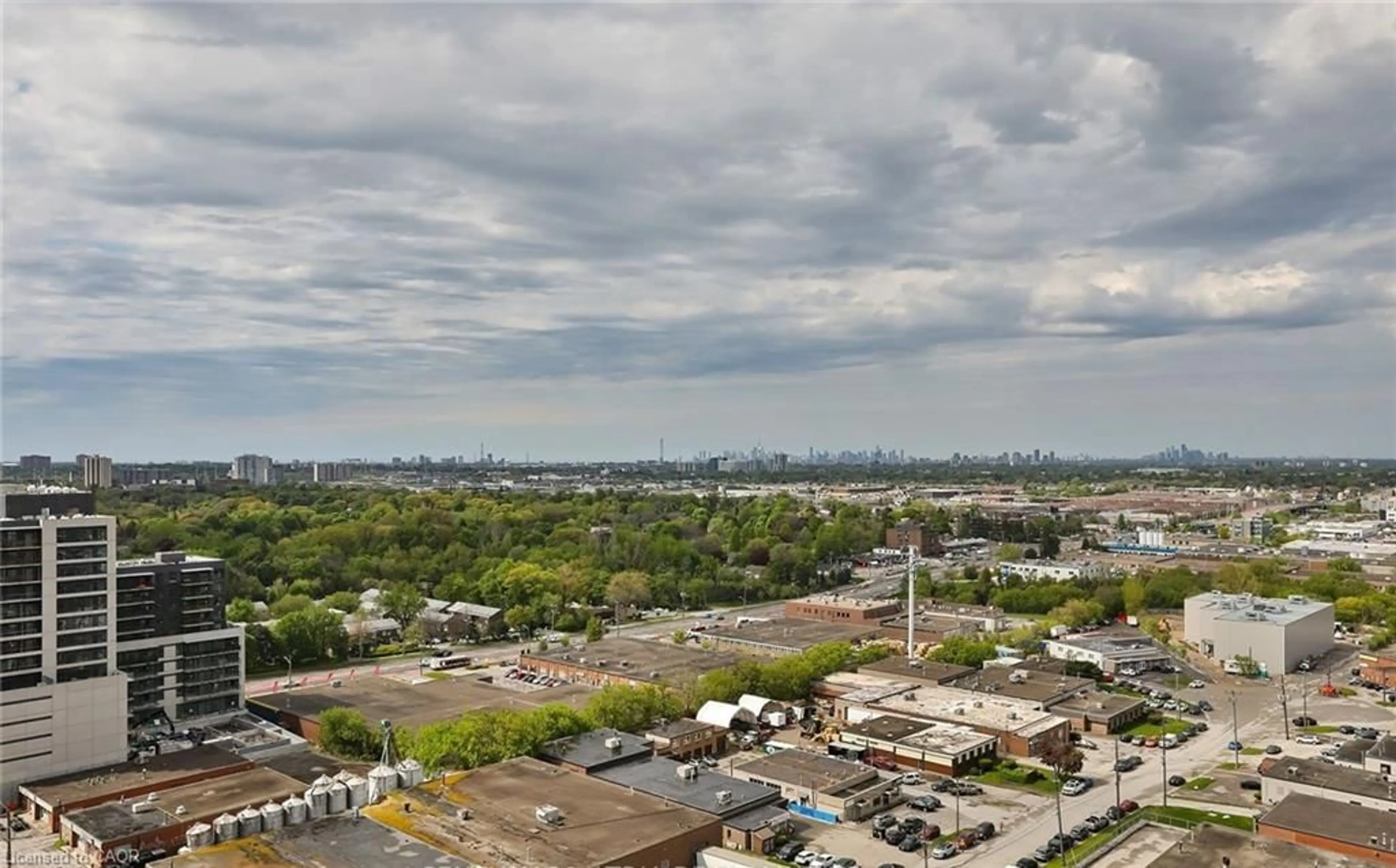 A pic from outside/outdoor area/front of a property/back of a property/a pic from drone, city buildings view from balcony for 83 Borough Dr #2415, Scarborough Ontario M1P 5E4