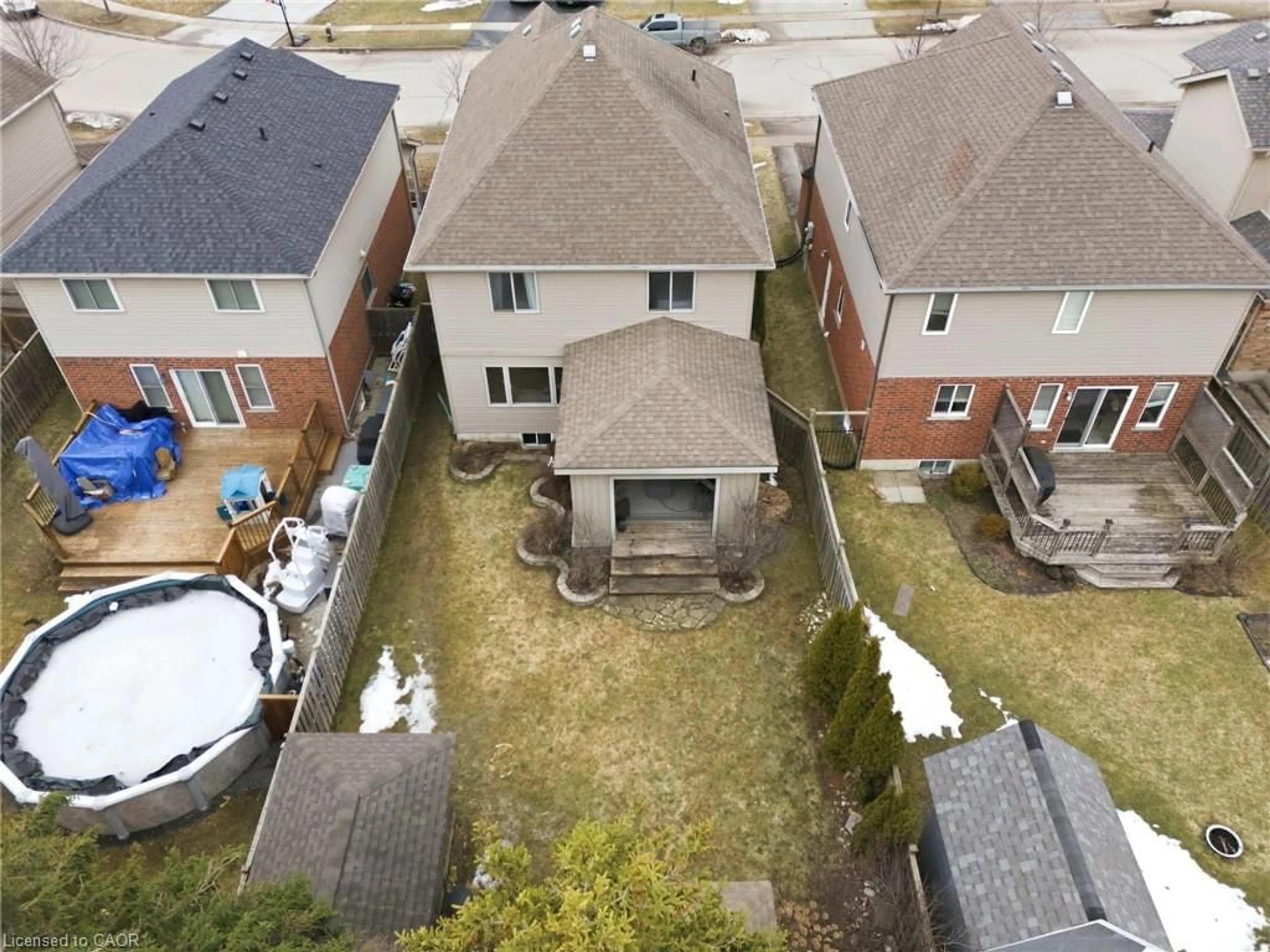 A pic from outside/outdoor area/front of a property/back of a property/a pic from drone, unknown for 242 Theodore Schuler Blvd, New Hamburg Ontario N3A 4N7