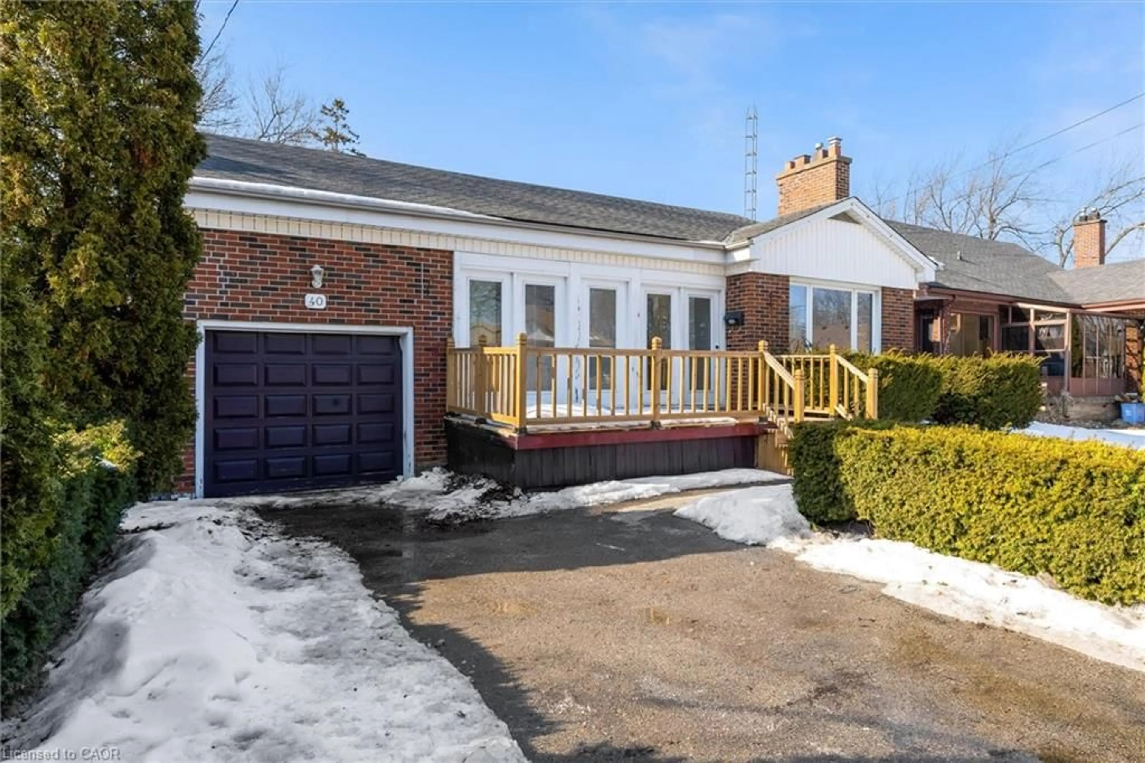 Home with brick exterior material, street for 40 West 3rd St, Hamilton Ontario L9C 3J9