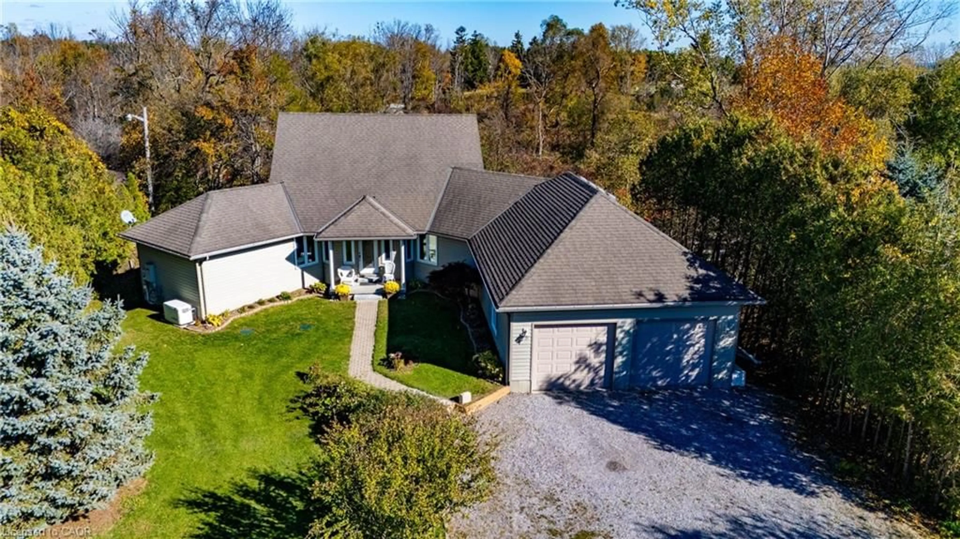 A pic from outside/outdoor area/front of a property/back of a property/a pic from drone, unknown for 1028 #59 Hwy, Port Rowan Ontario N0E 1M0