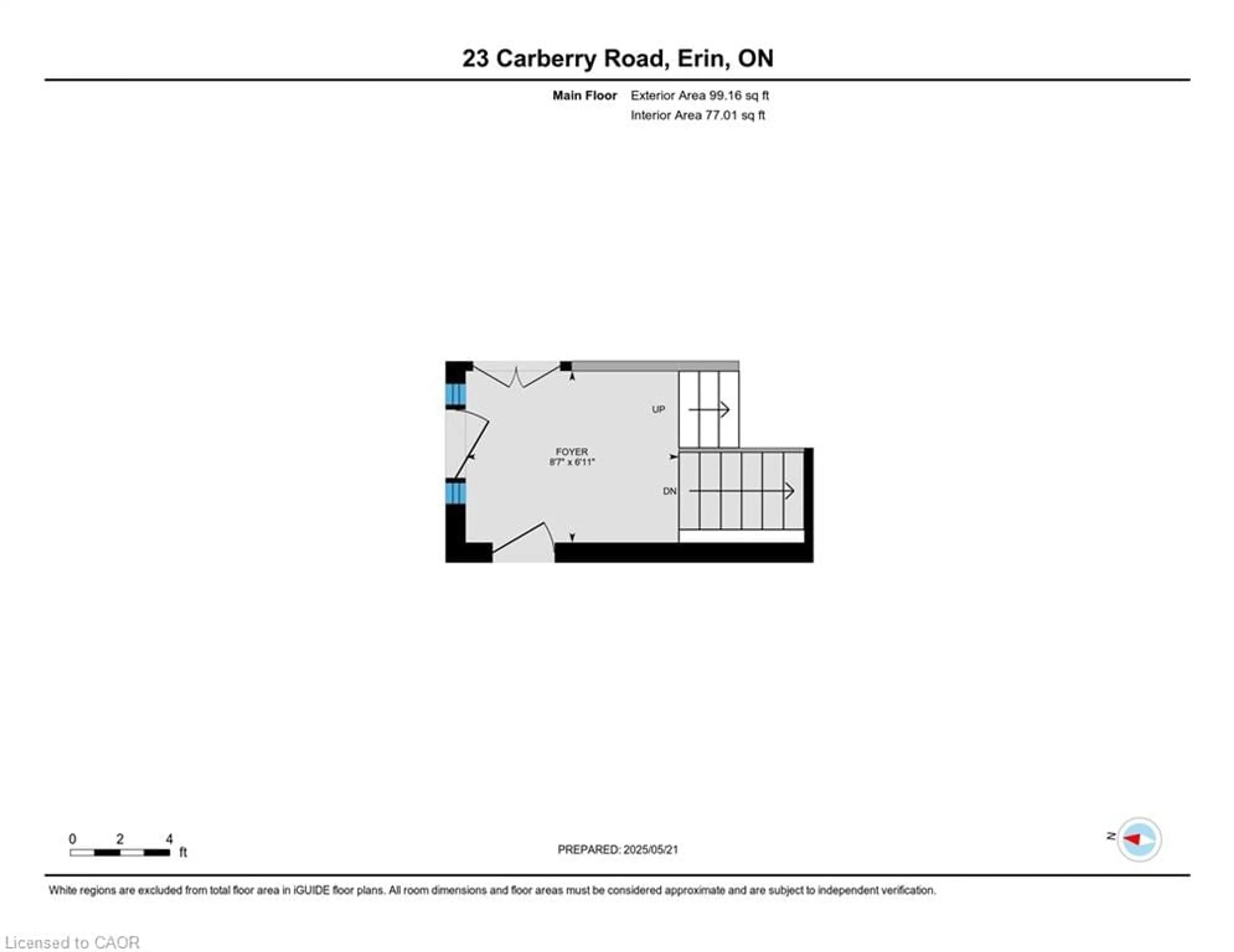 Floor plan for 23 Carberry Rd, Erin Ontario N0B 1T0