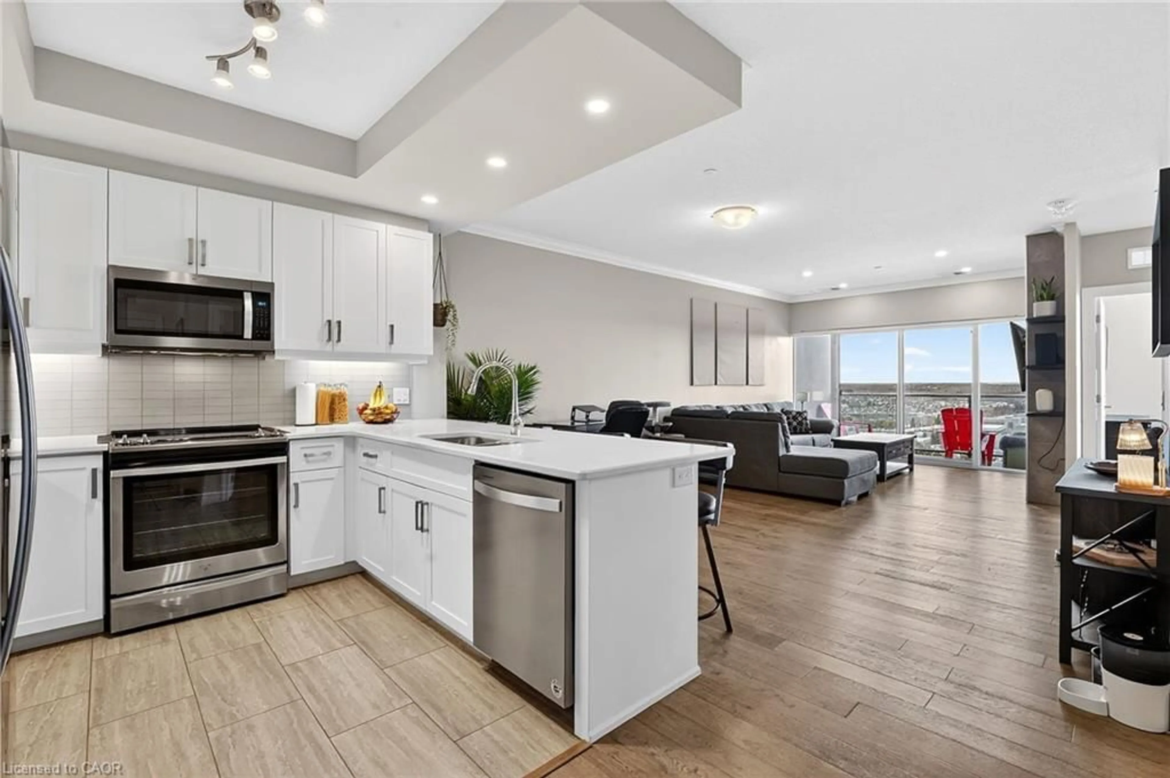Open concept kitchen, unknown for 1878 Gordon Street #609, Guelph Ontario N1L 0P4