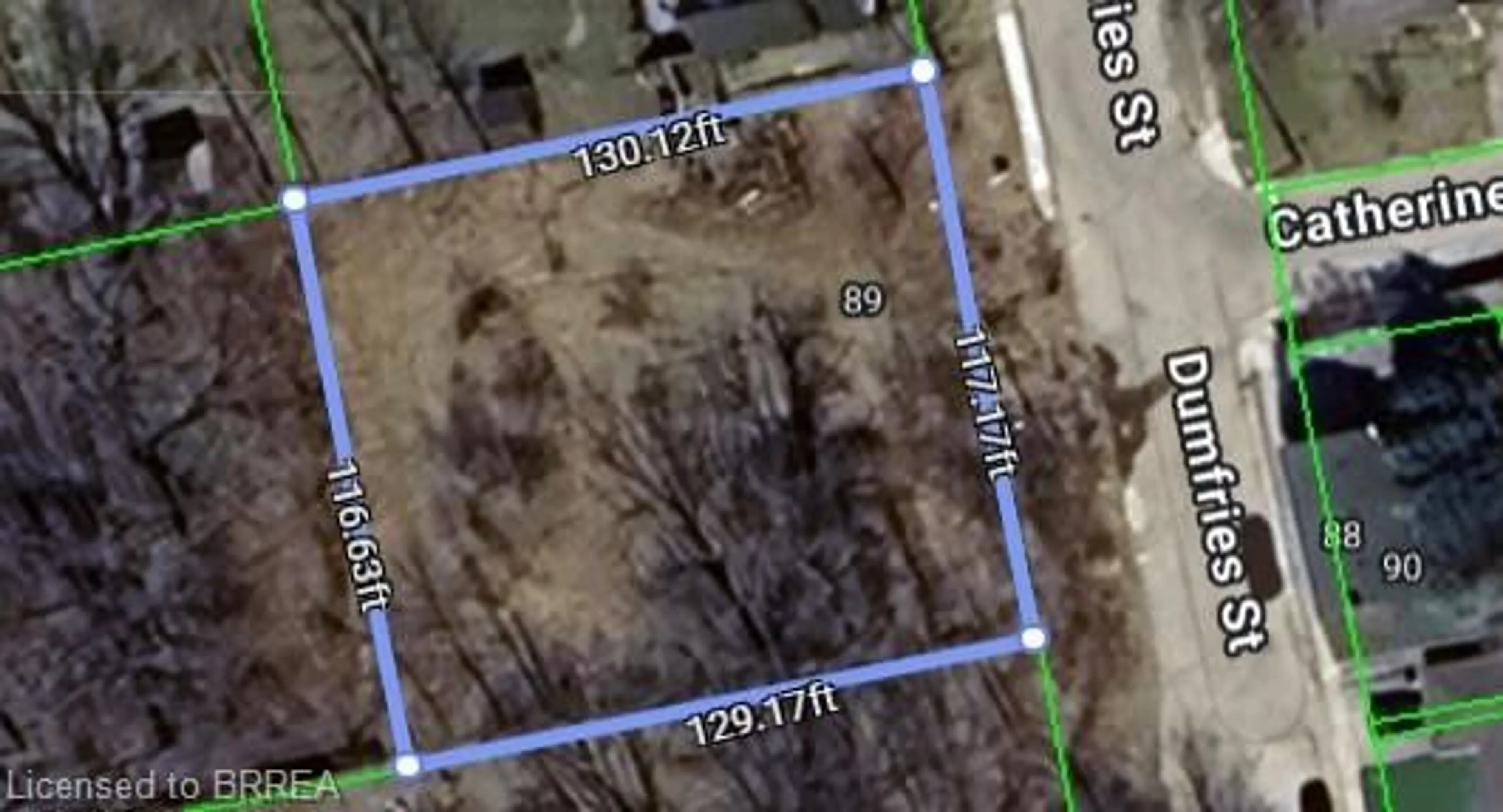 A pic from outside/outdoor area/front of a property/back of a property/a pic from drone, street for 89 Dumfries St, Paris Ontario N3L 2E5