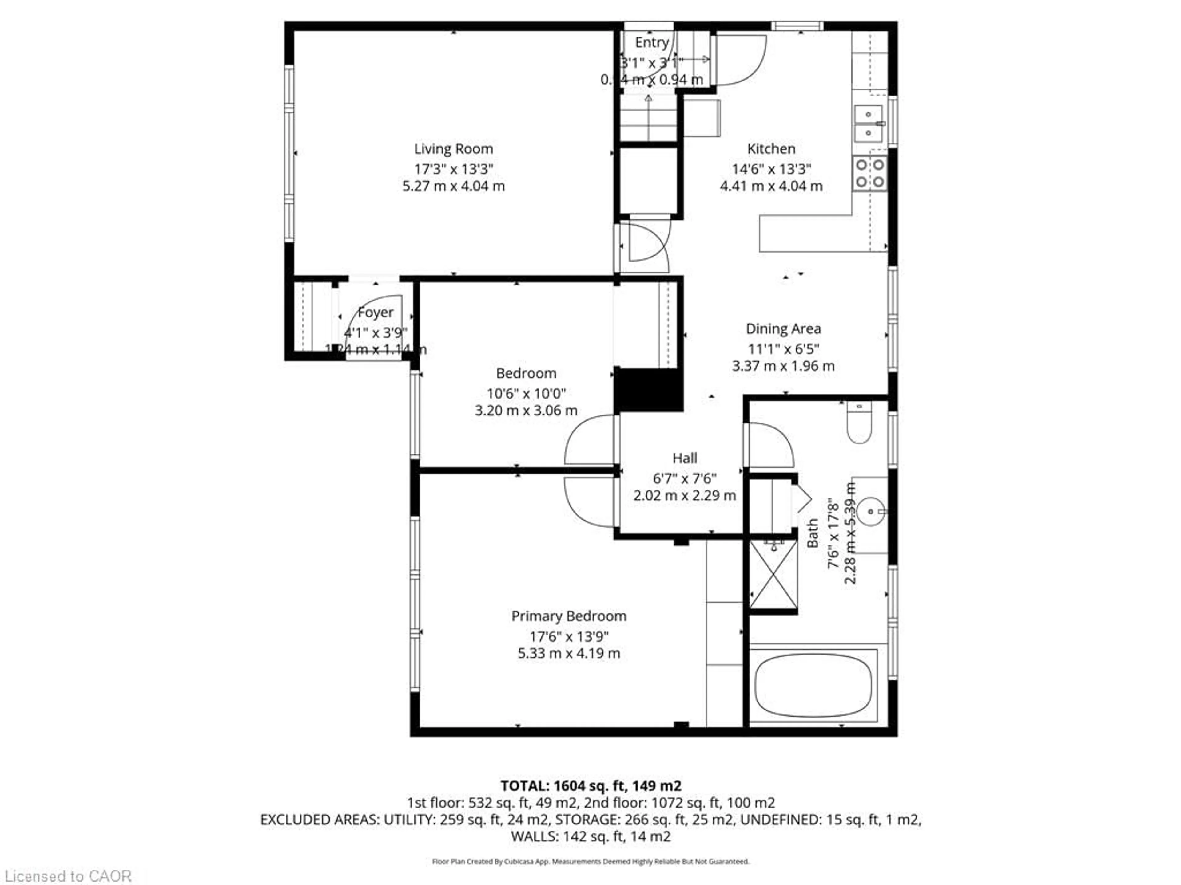 Floor plan for 433 Northern Ave, Delhi Ontario N4B 2R7