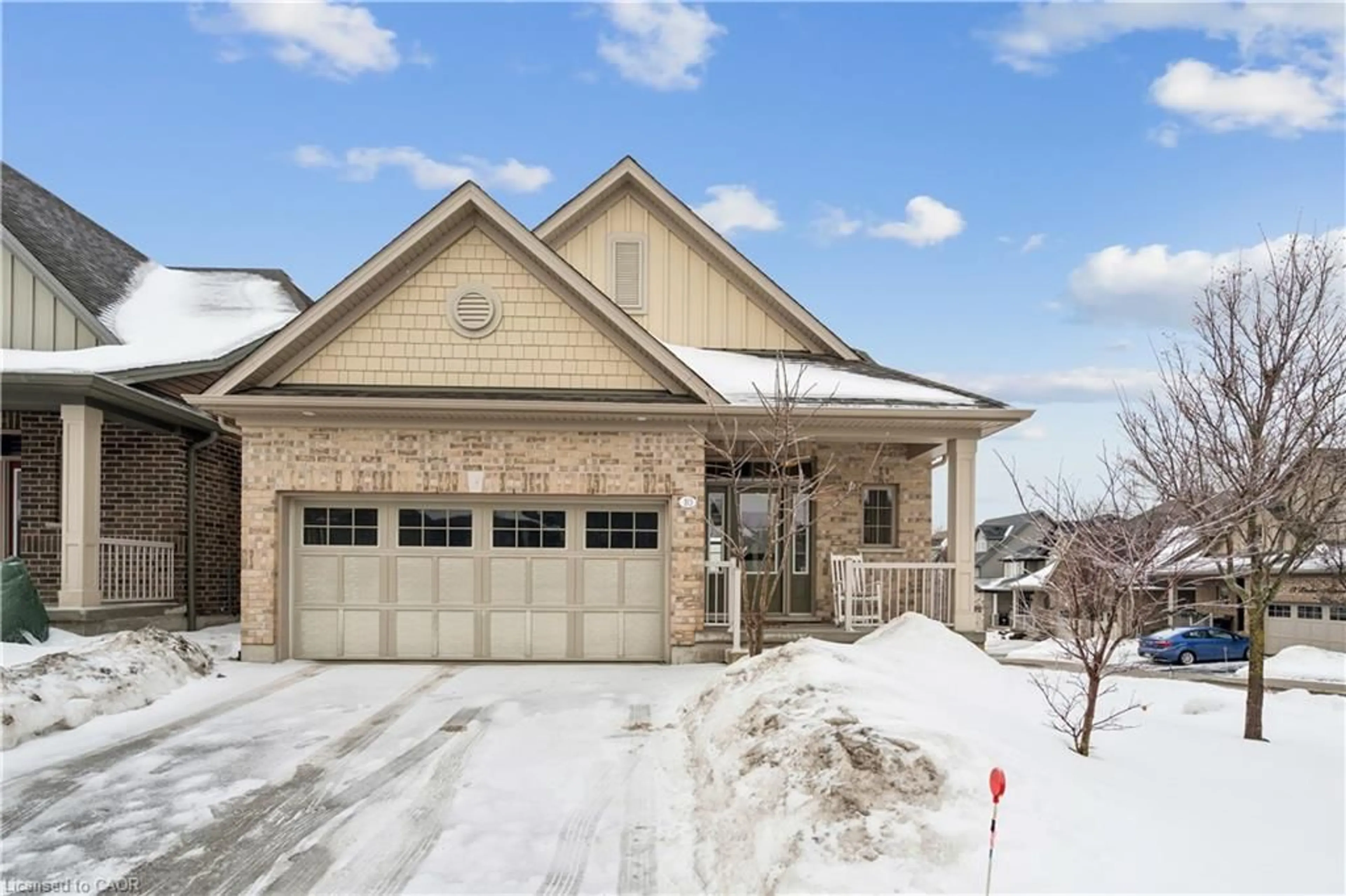 Home with brick exterior material, street for 10 Chestnut Drive, Rockwood Ontario N0B 2K0