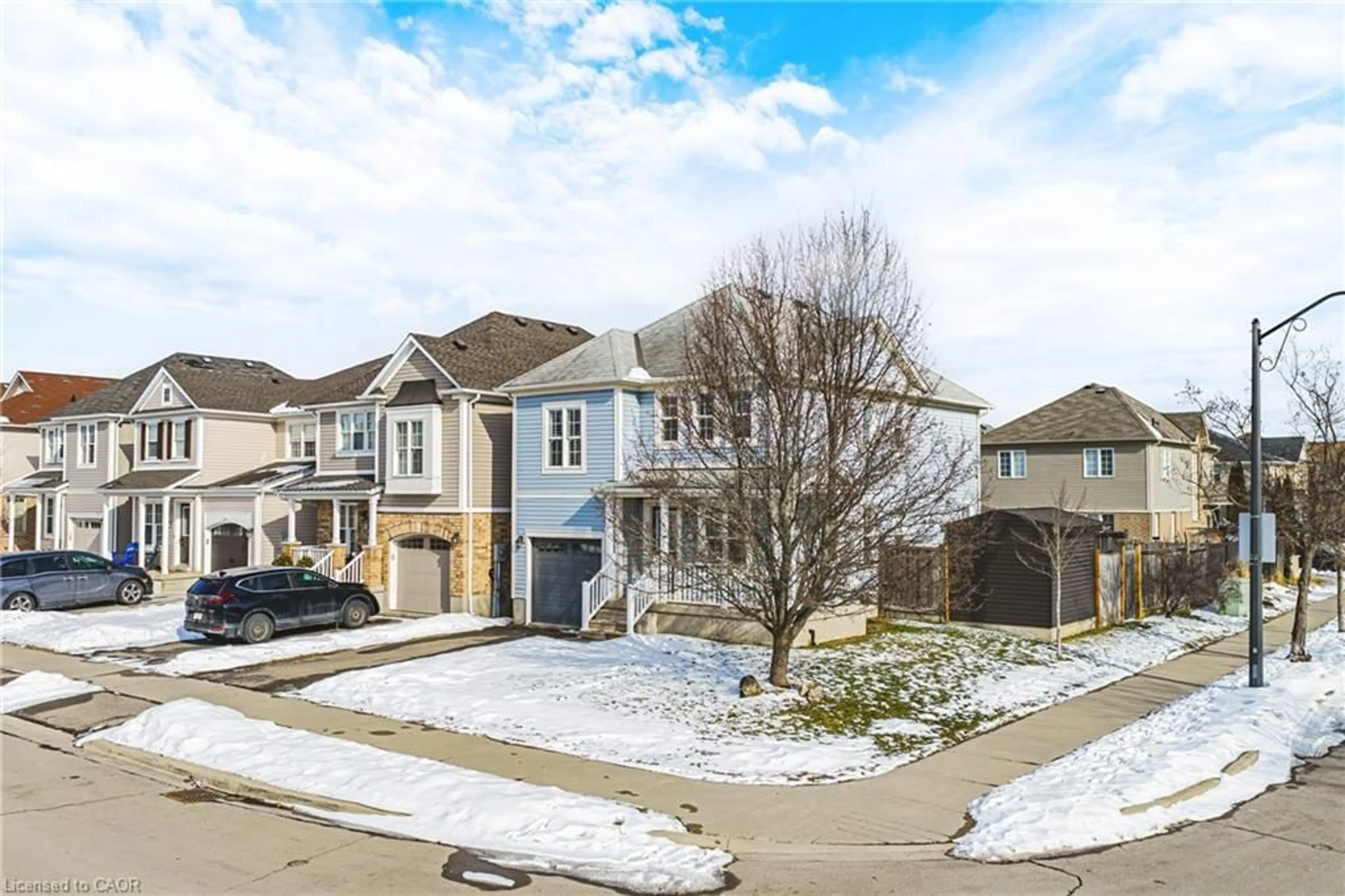 A pic from outside/outdoor area/front of a property/back of a property/a pic from drone, street for 103 Powell Dr, Binbrook Ontario L0R 1C0