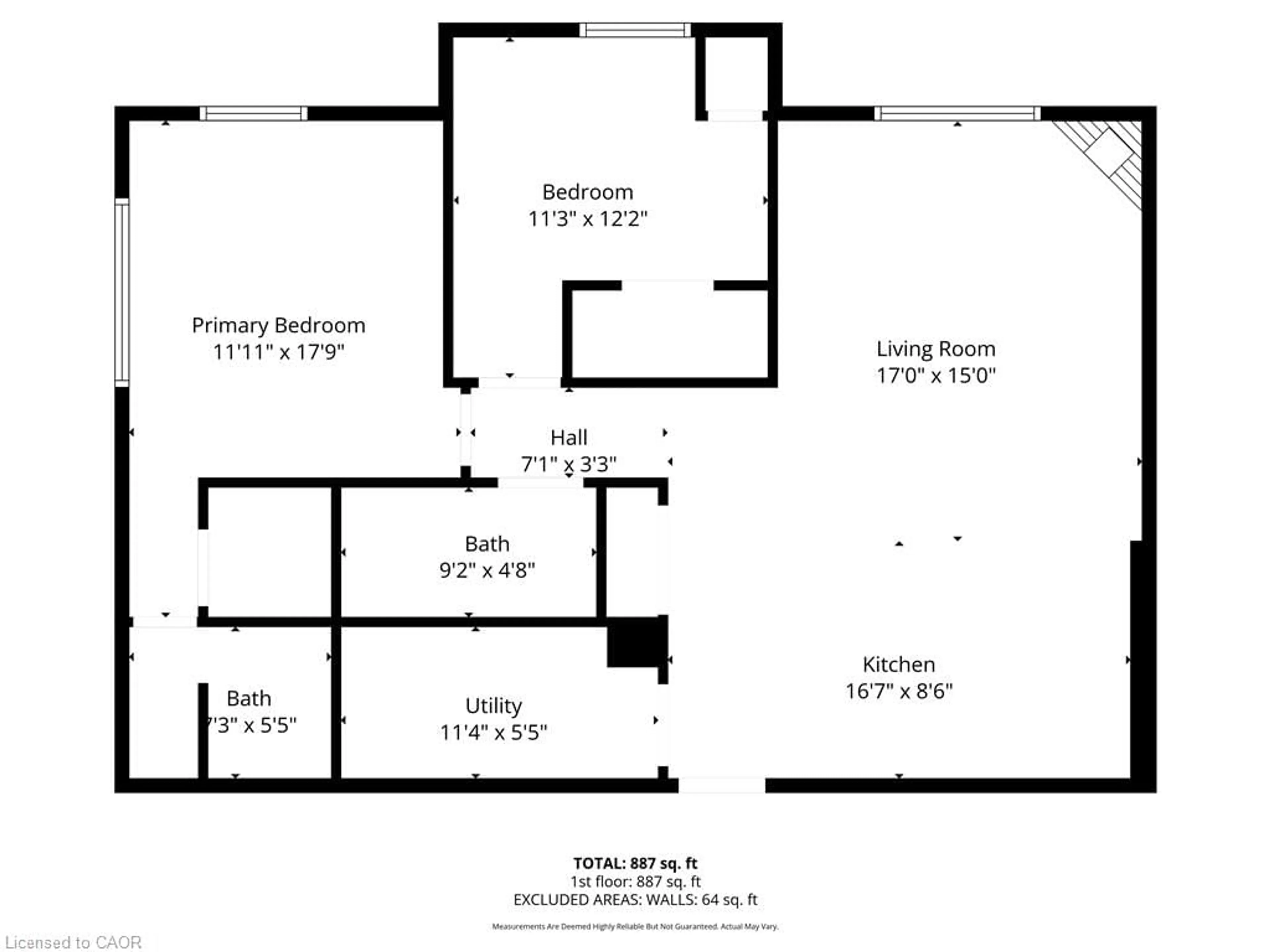 Floor plan for 12 St. Andrew St #408, Port Dover Ontario N0A 1N1