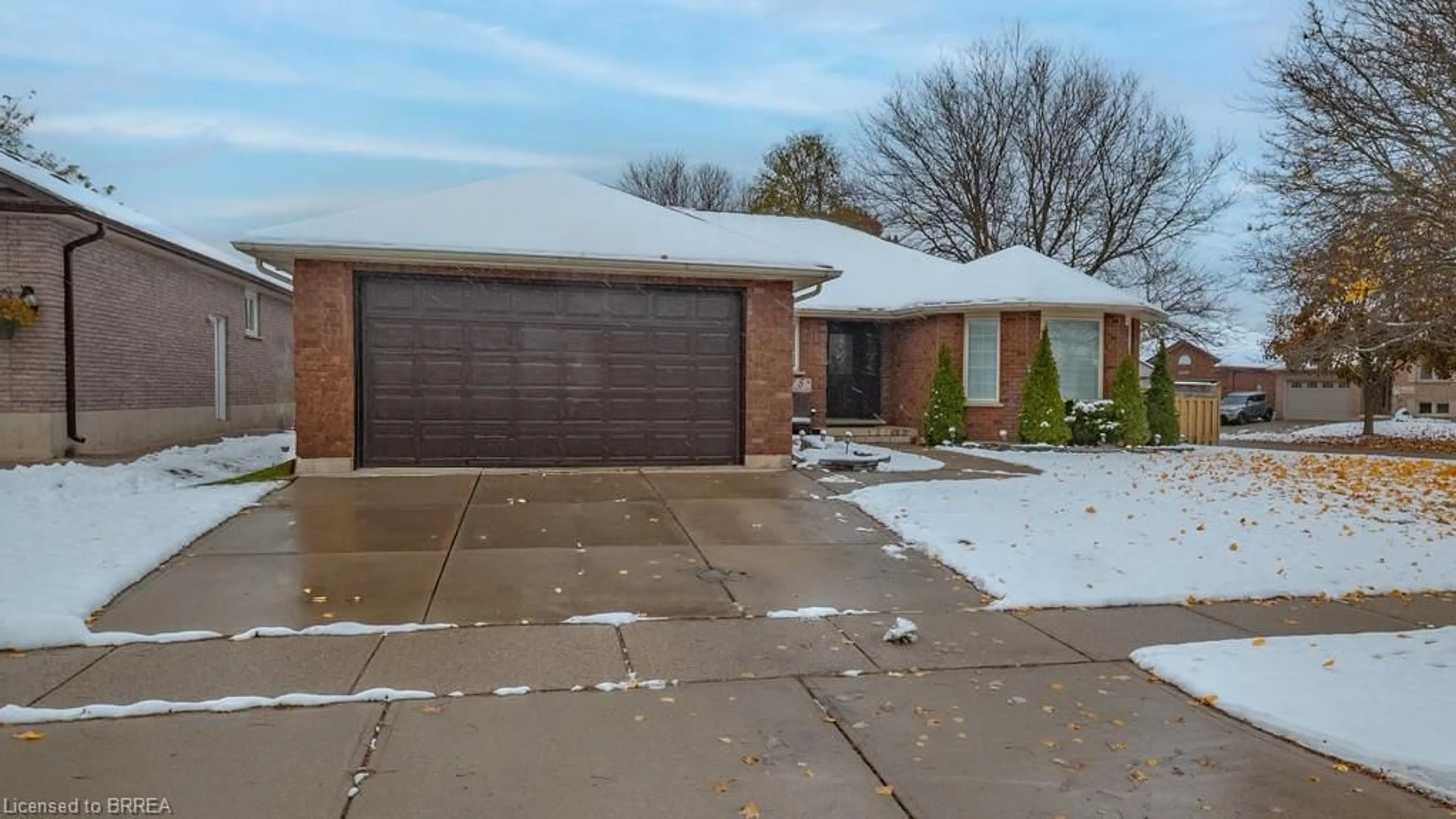 Home with brick exterior material, street for 75 Maplecrest Lane, Brantford Ontario N3R 7T8