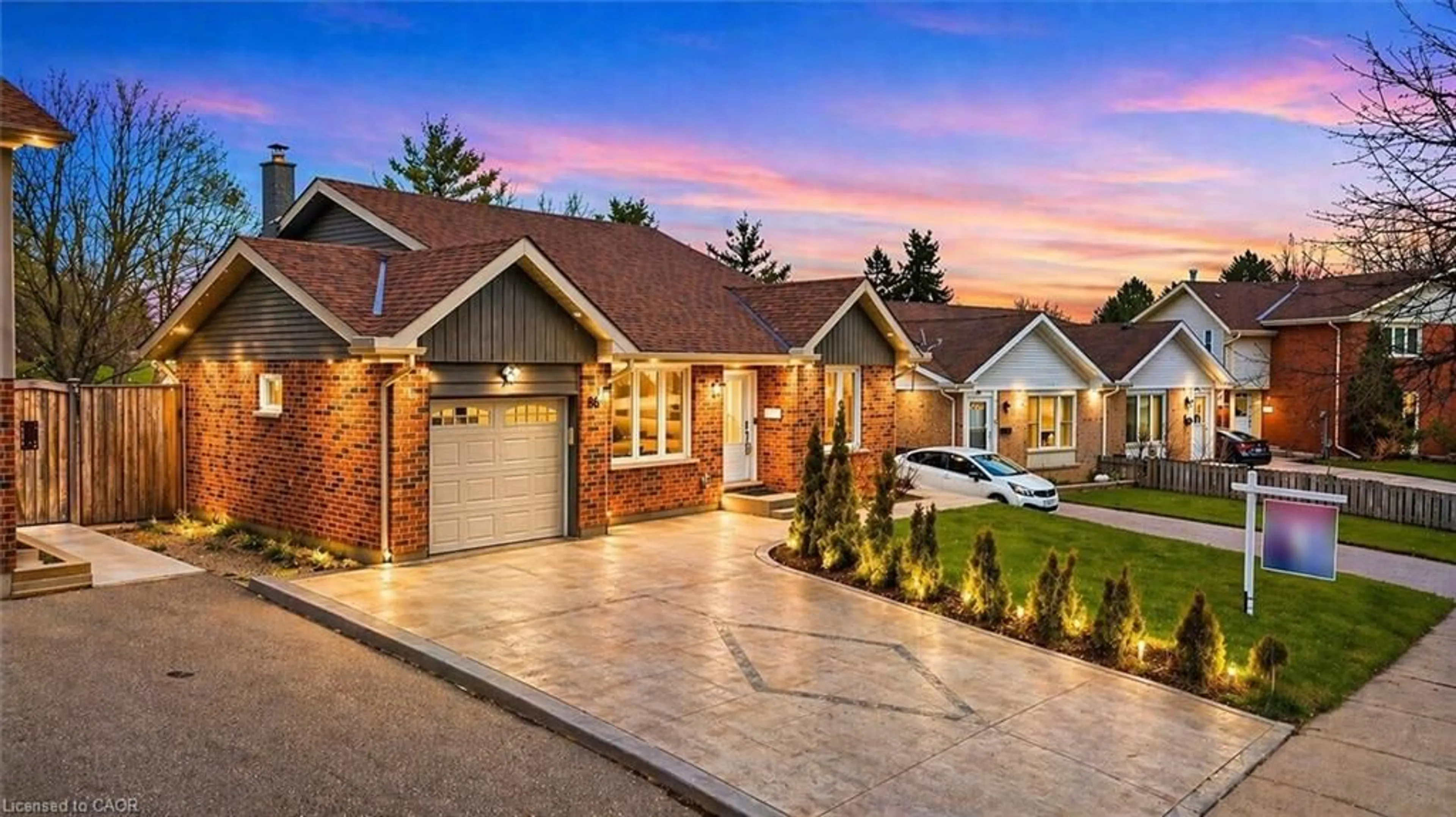Home with brick exterior material, street for 86 Carlyle Dr, Kitchener Ontario N2P 1P5
