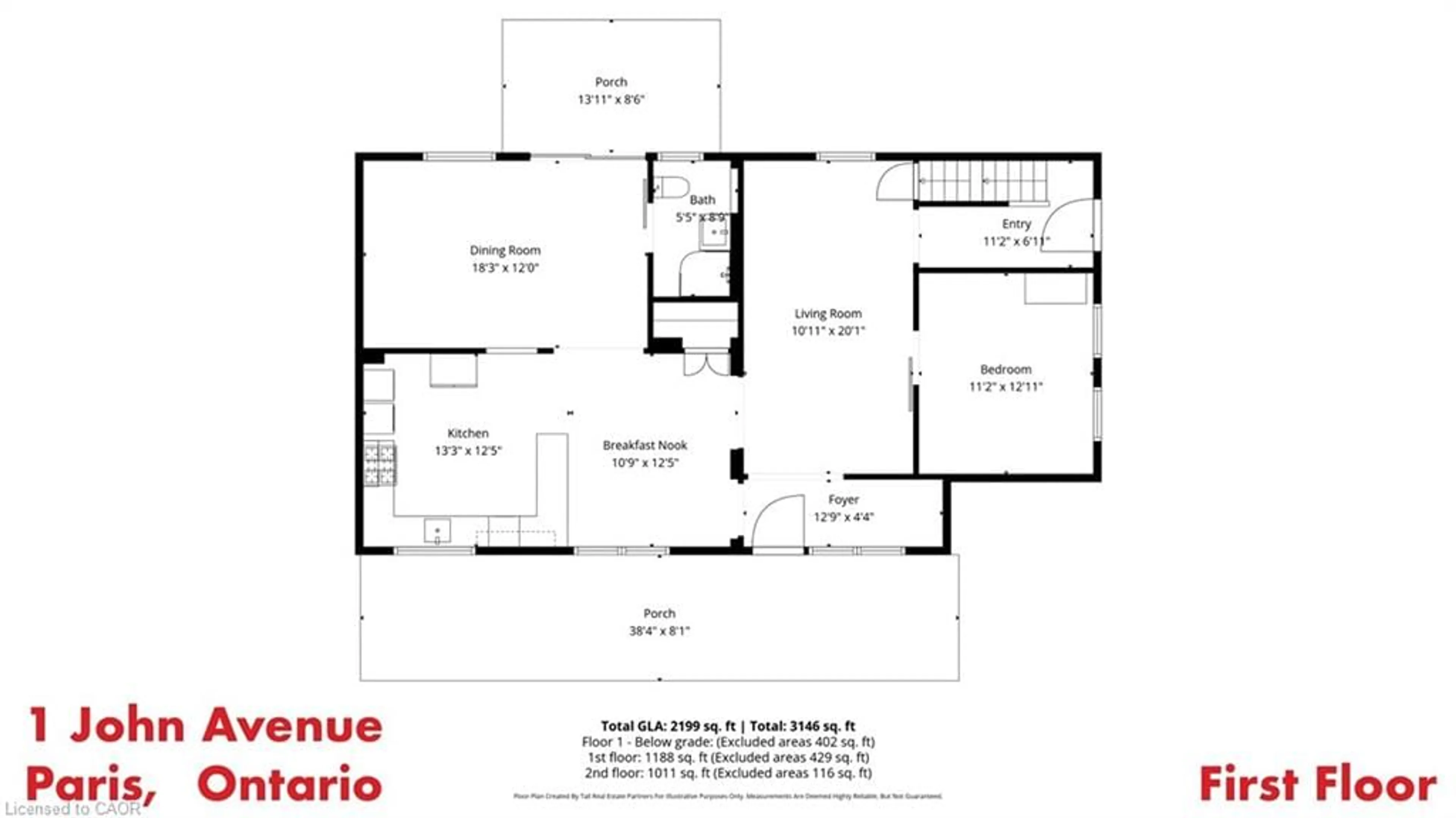 Floor plan for 1 John Ave, Paris Ontario N3L 2S8