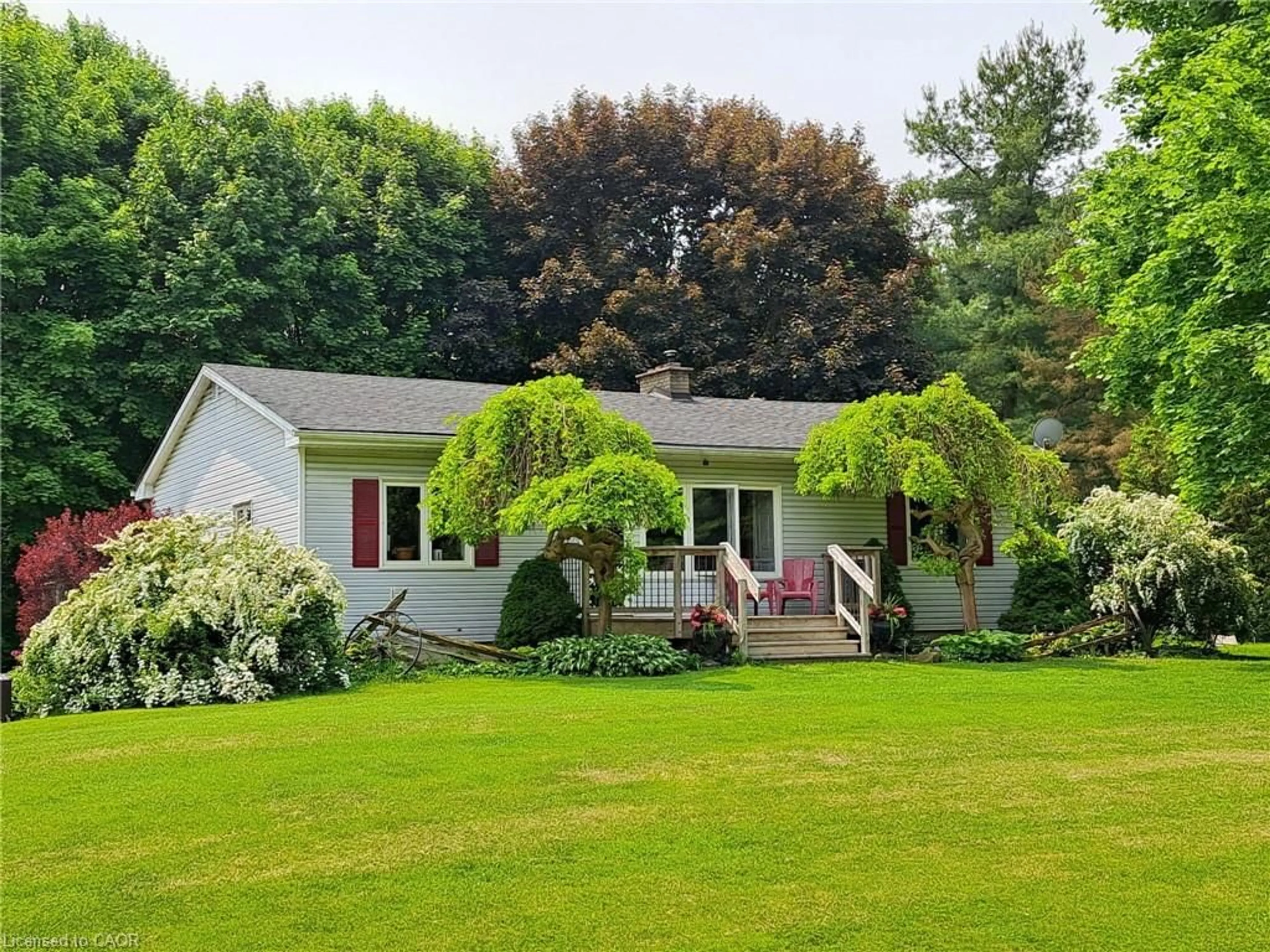 A pic from outside/outdoor area/front of a property/back of a property/a pic from drone, street for 1966 Concession 2 Rd, Lynden Ontario L0R 1T0