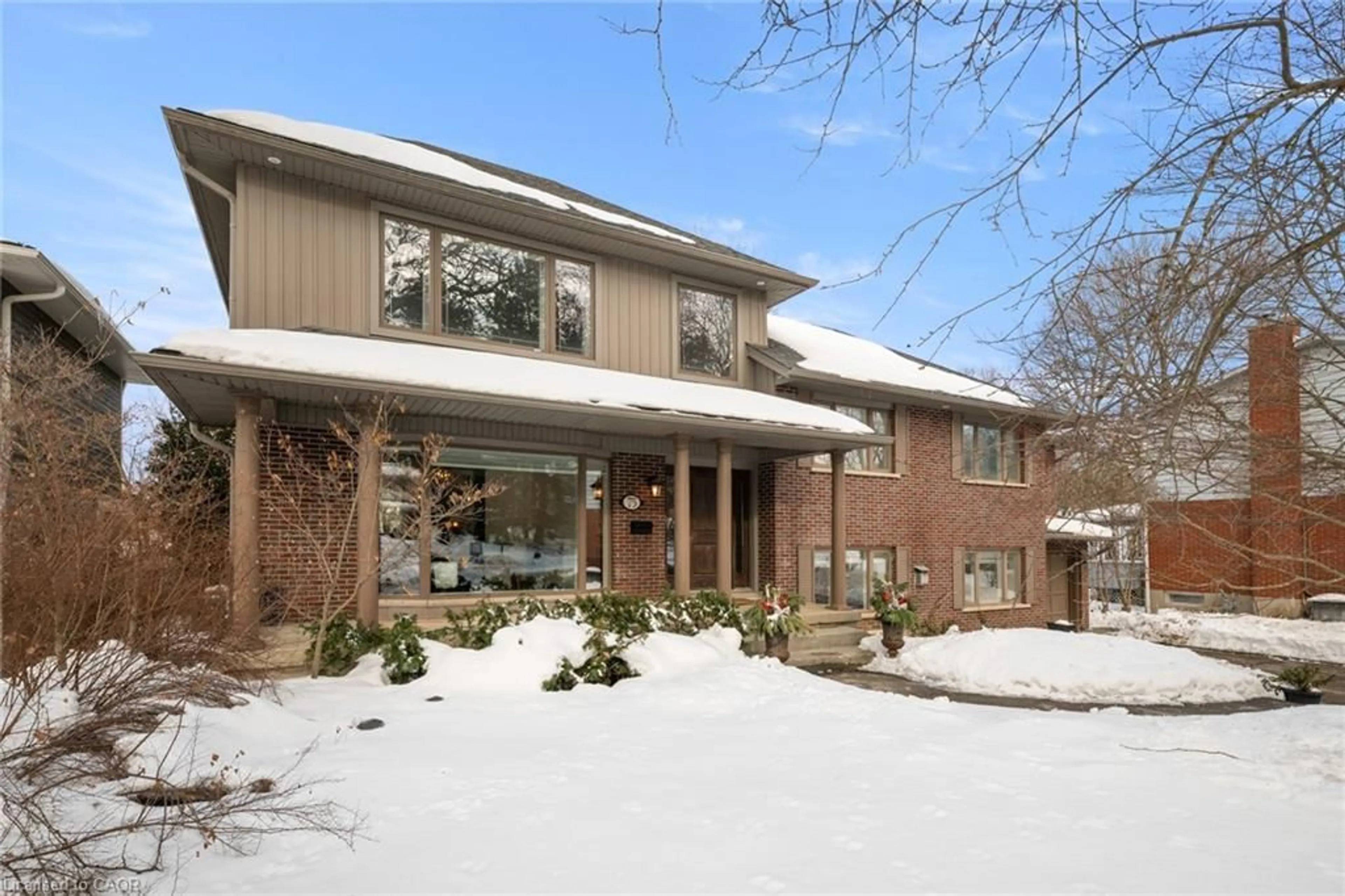 Home with brick exterior material, street for 75 Lyon Ave, Guelph Ontario N1H 5C7