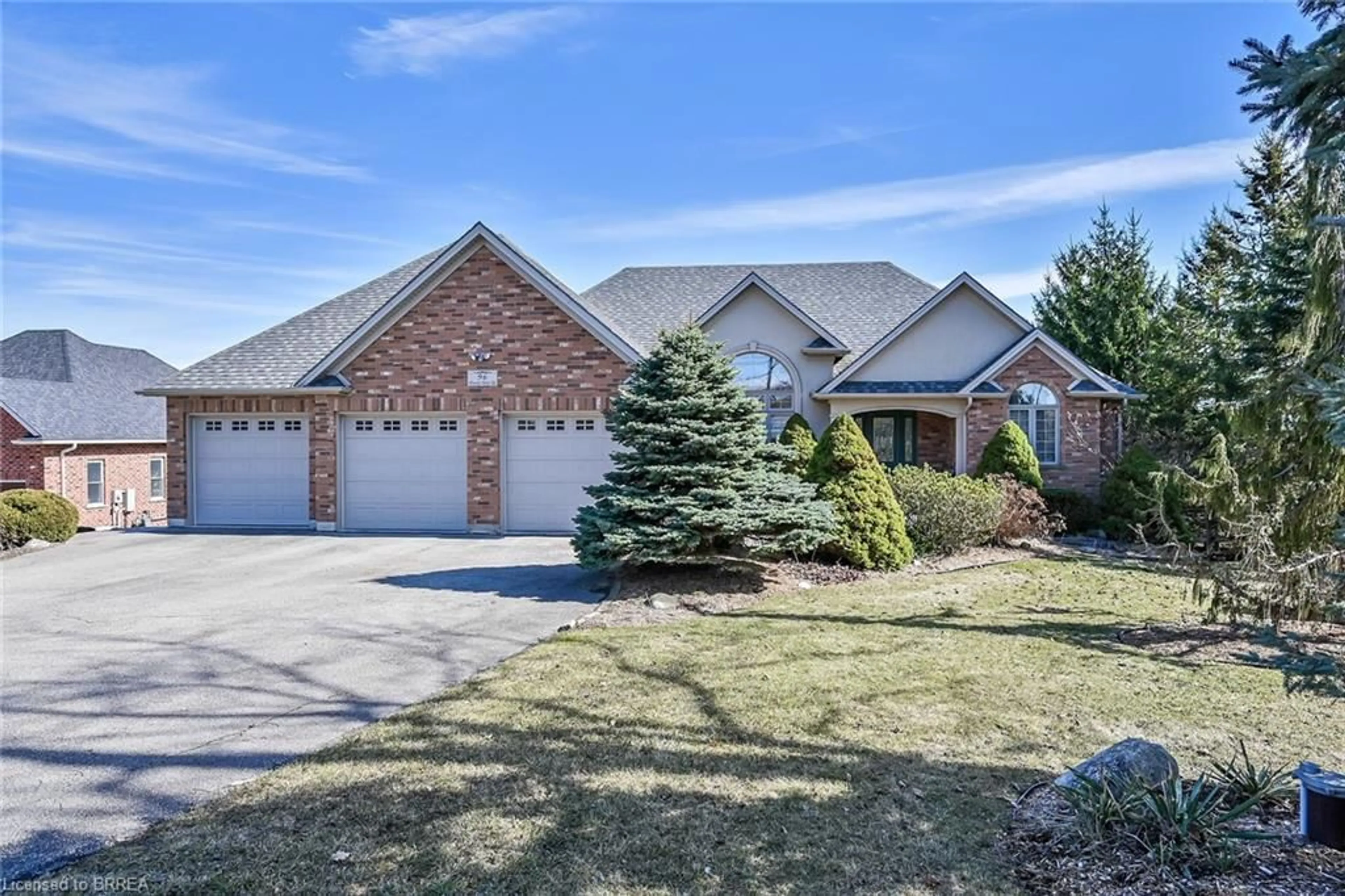 Home with brick exterior material, street for 96 Pleasant Ridge Rd, Brantford Ontario N3R 0B8