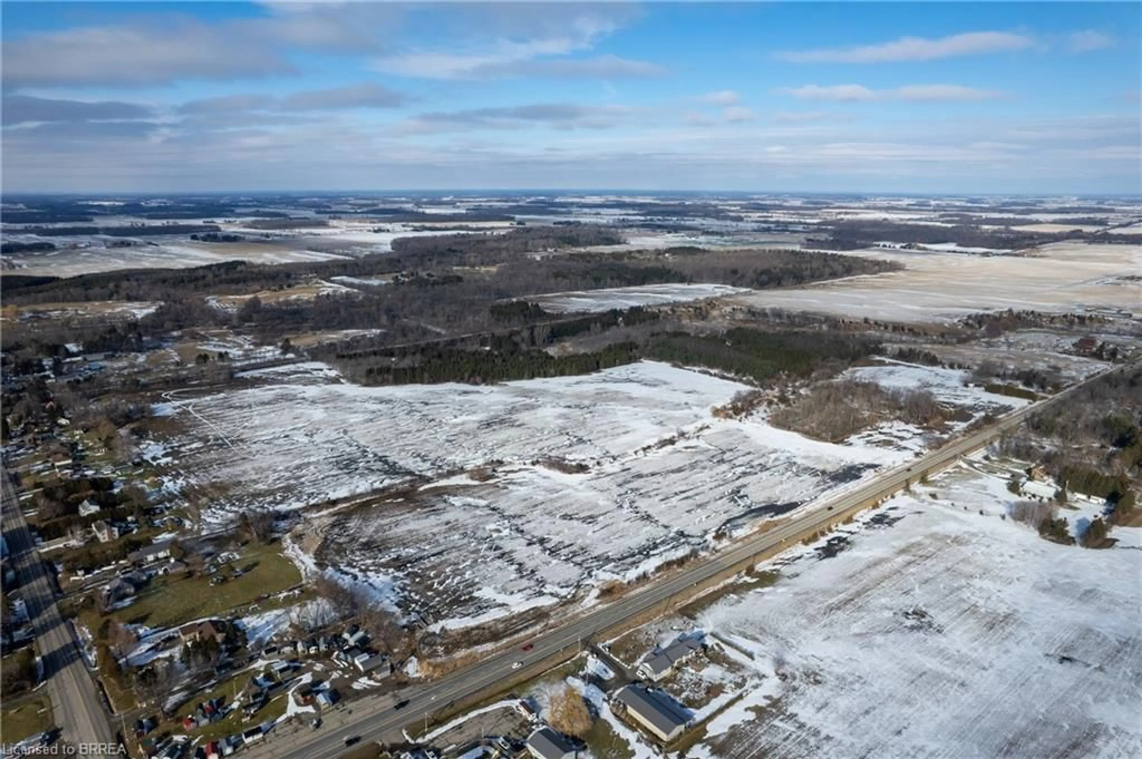 A pic from outside/outdoor area/front of a property/back of a property/a pic from drone, mountain view for 4793 Highway 3, Simcoe Ontario N3Y 4K4