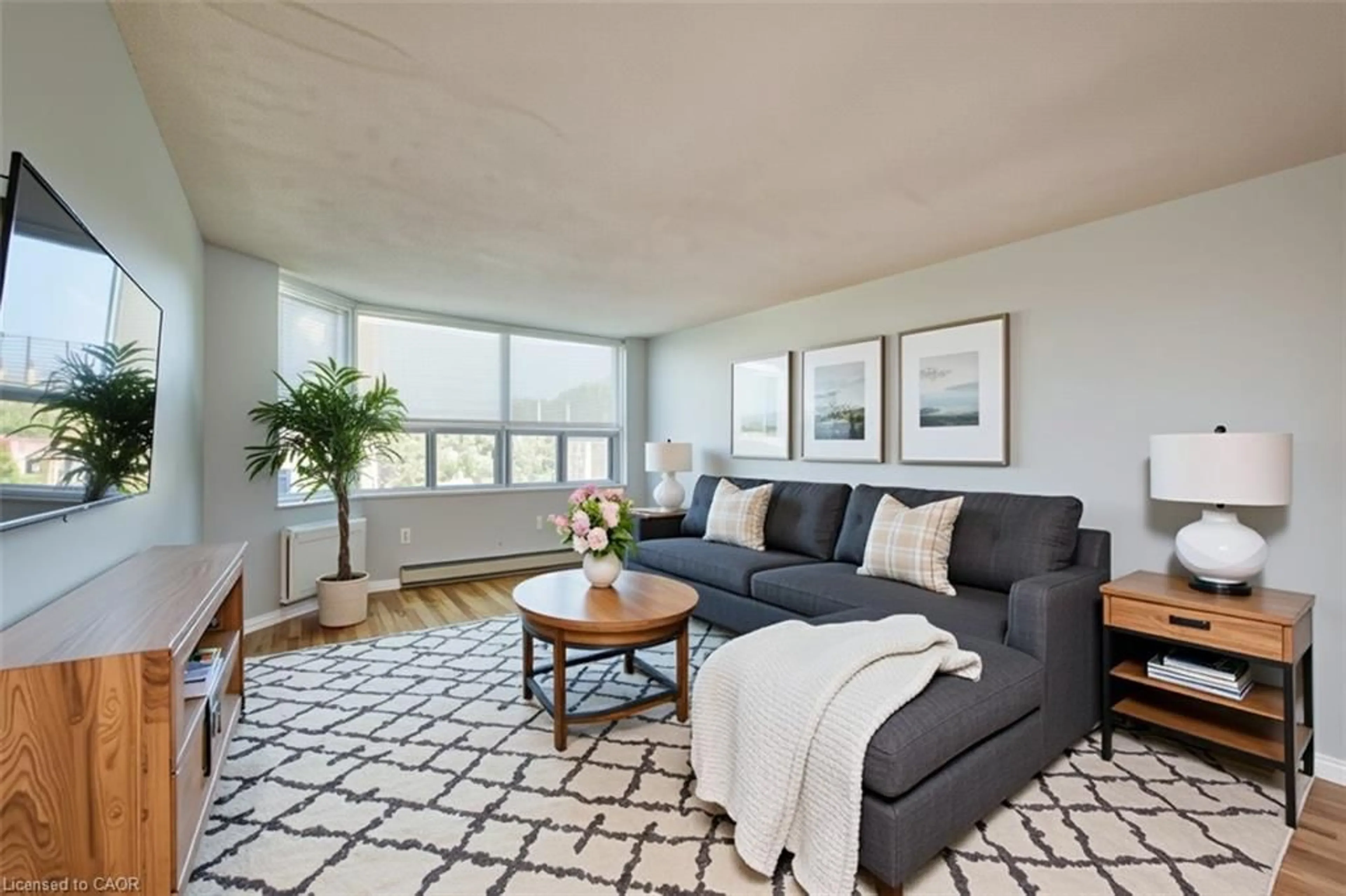 Living room with furniture, unknown for 55 Green Valley Dr #811, Kitchener Ontario N2P 1Z6